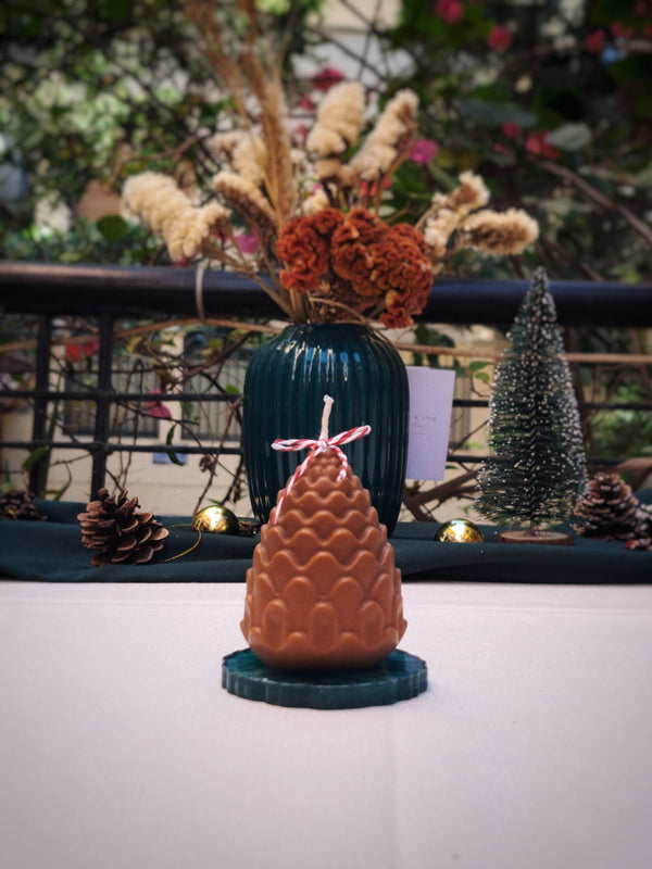 Pine Cone Candle