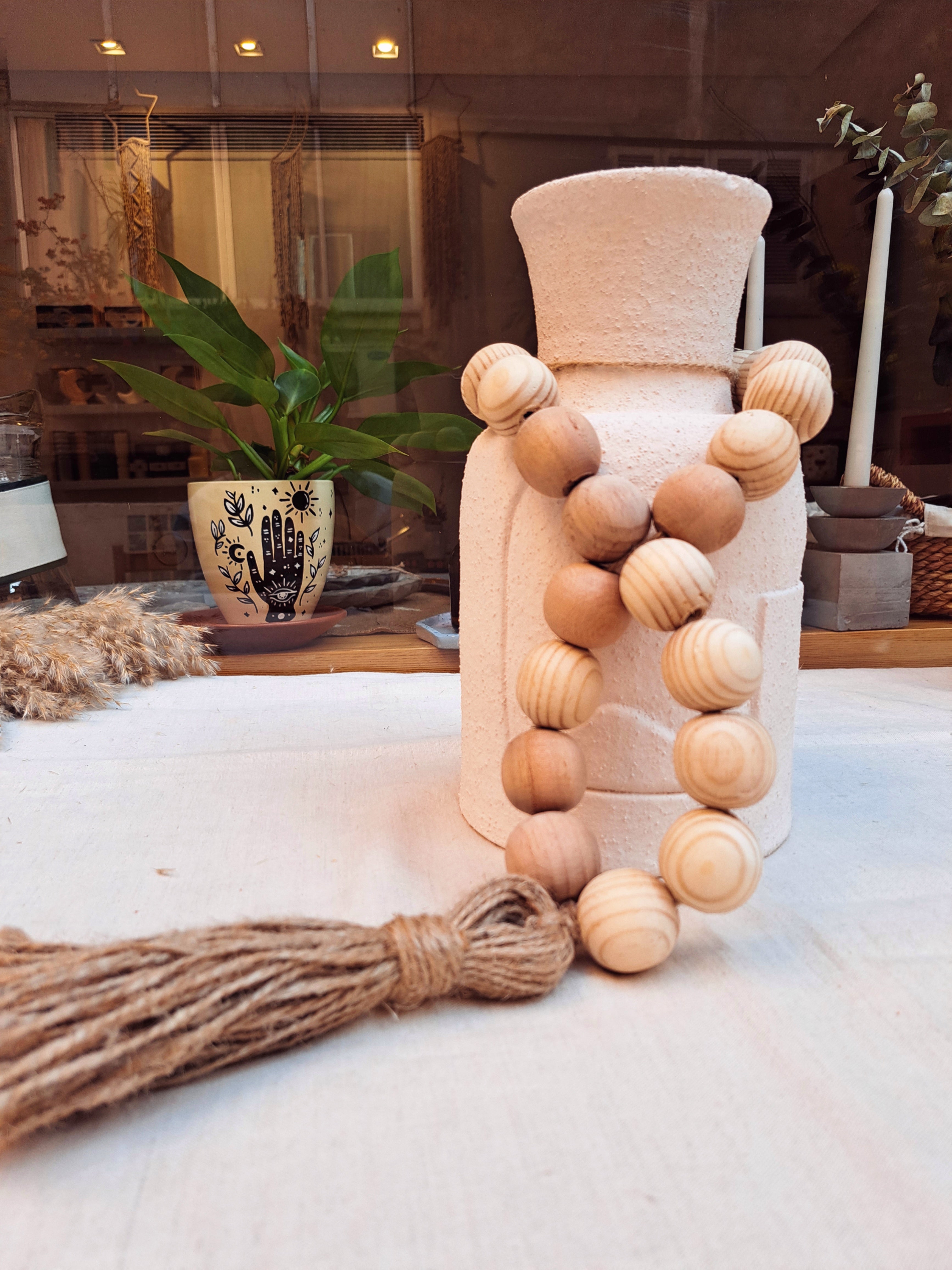 Wooden Bead Garland