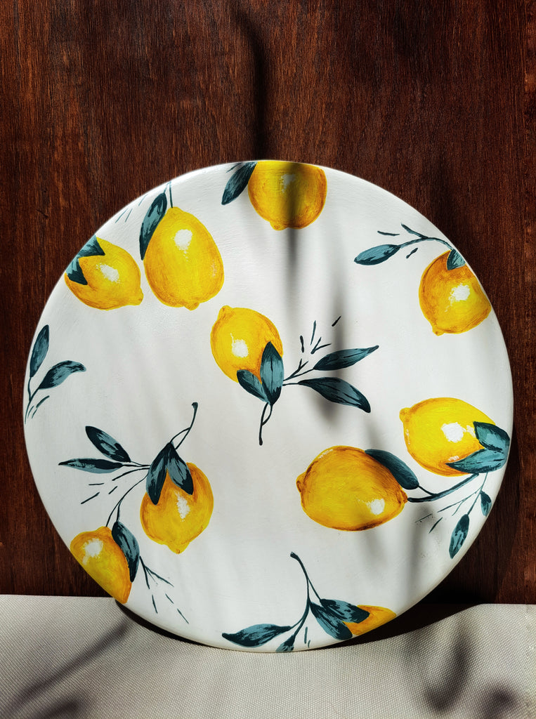 Lemon Charm Ceramic Plate