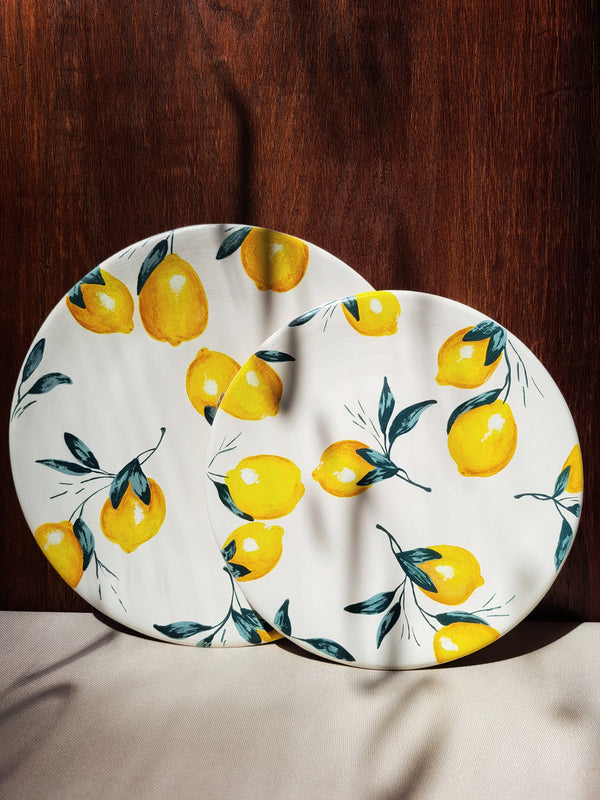 Lemon Charm Ceramic Plate