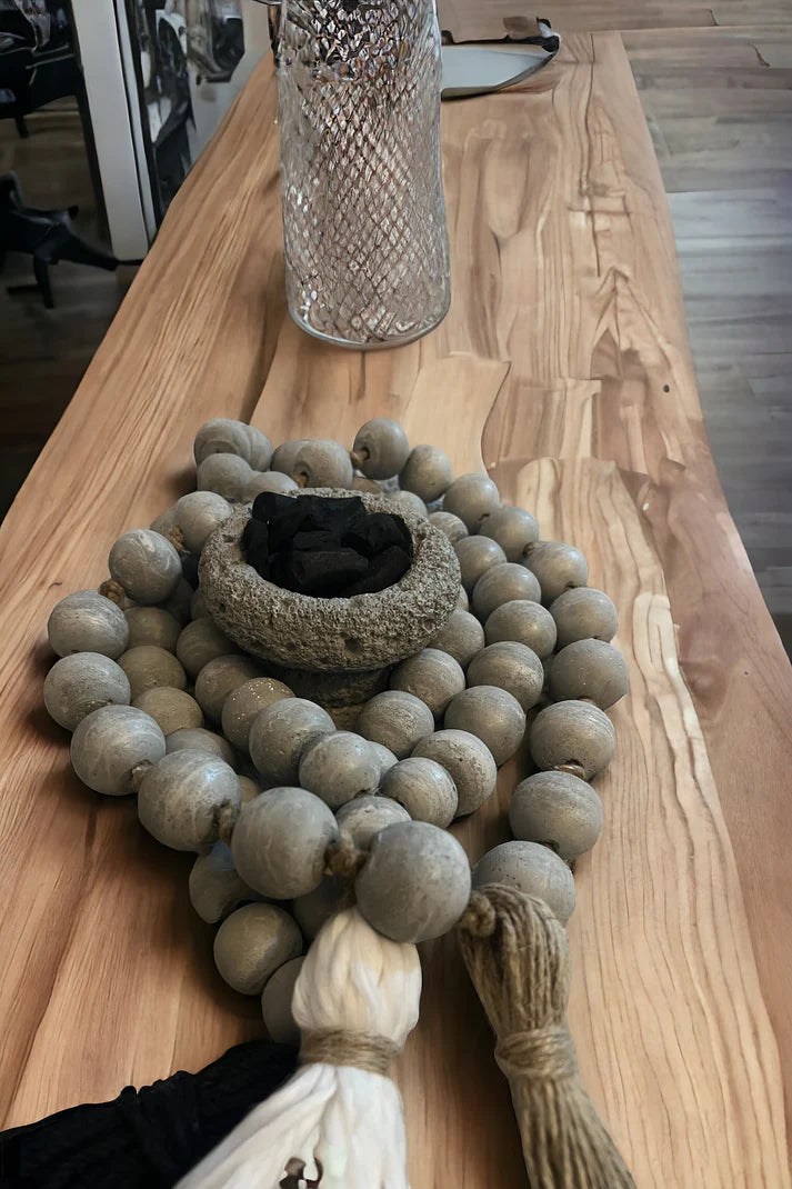 Concrete Arabian incense holder