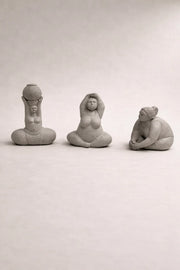 Concrete Balance Yoga Statue