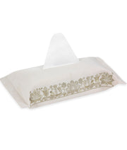 Golden Scandi Garden Tissue Box Cover
