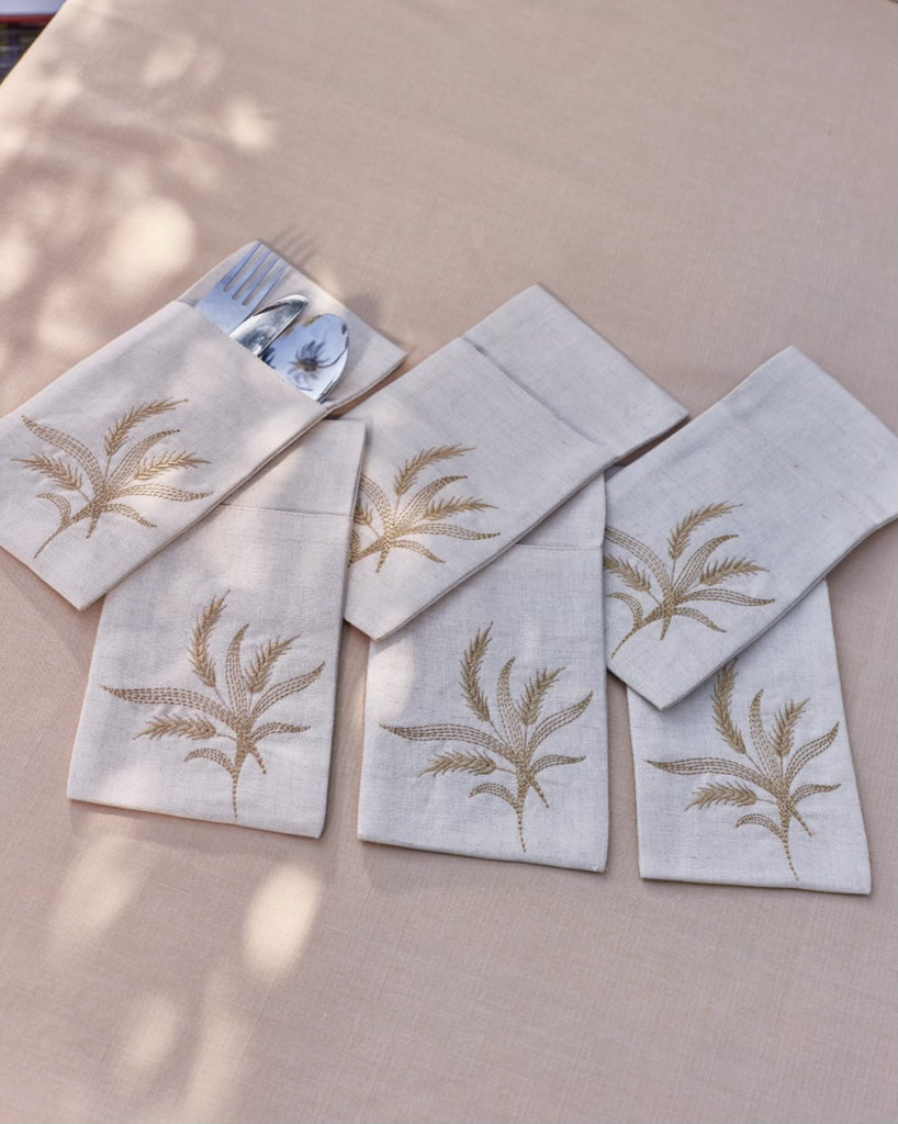 Golden Harvest Cutlery Holder Set