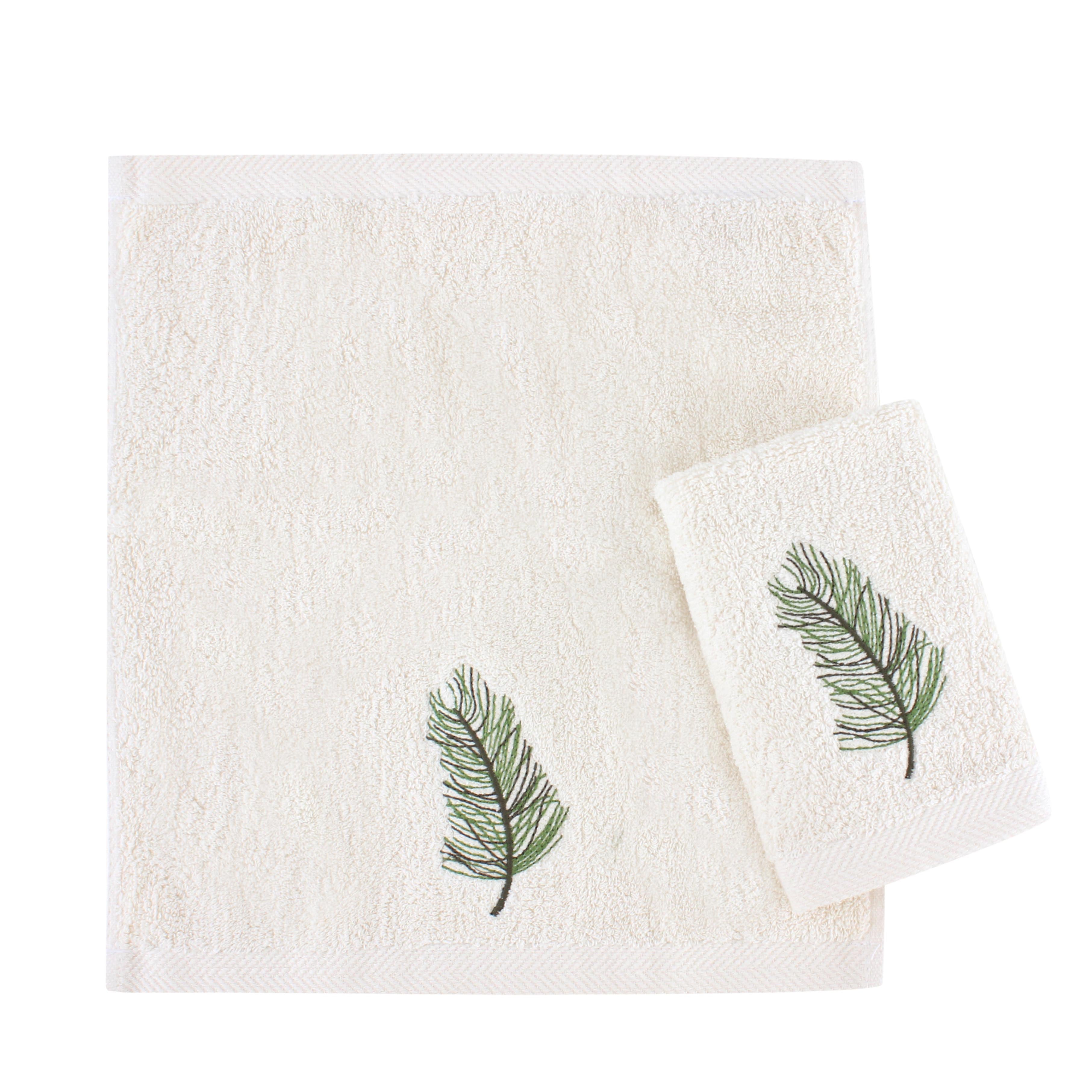 Spring Leaf Guest Towel Set