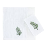 Spring Leaf Guest Towel Set