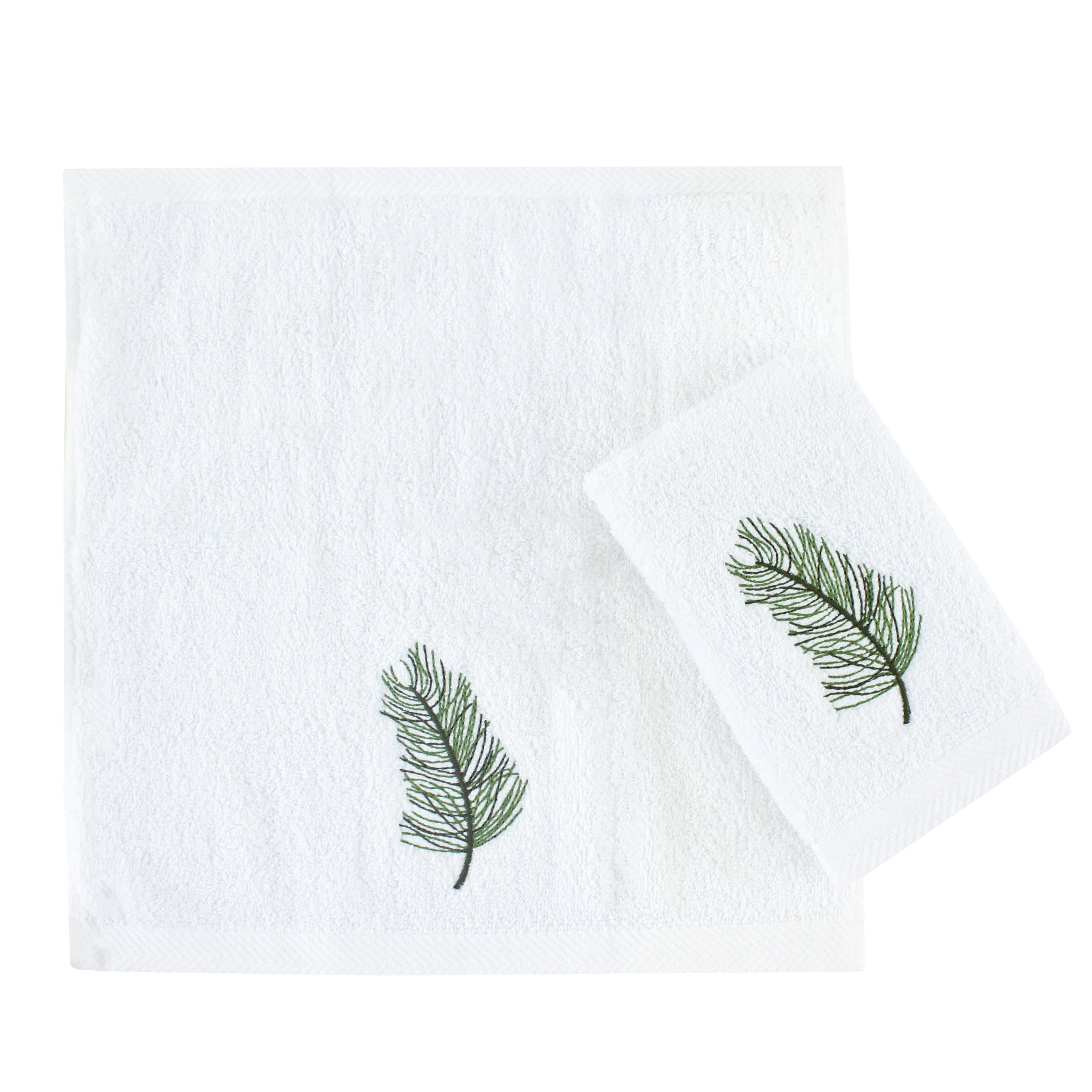 Spring Leaf Guest Towel Set