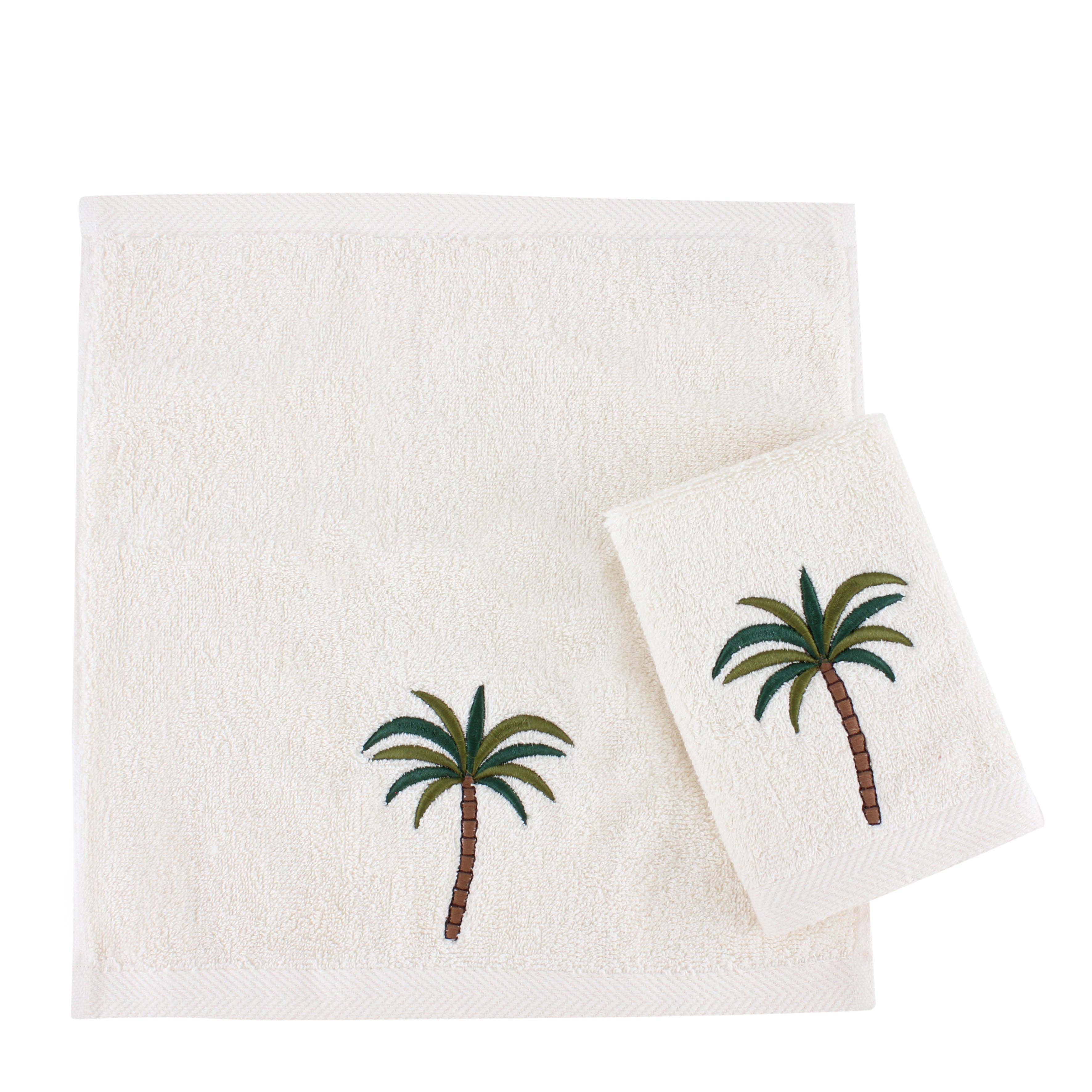 Palm Tree Guest Towel Set