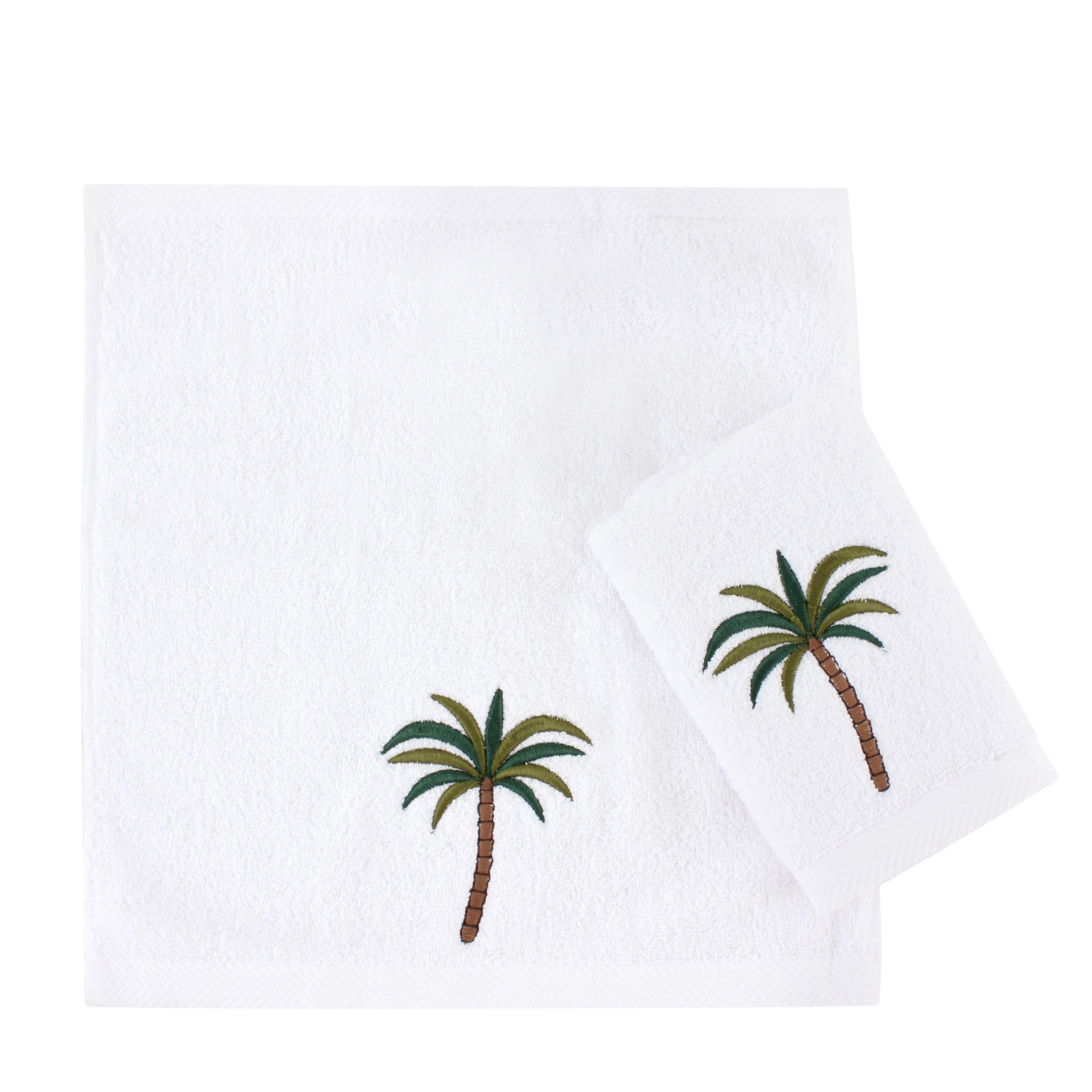 Palm Tree Guest Towel Set