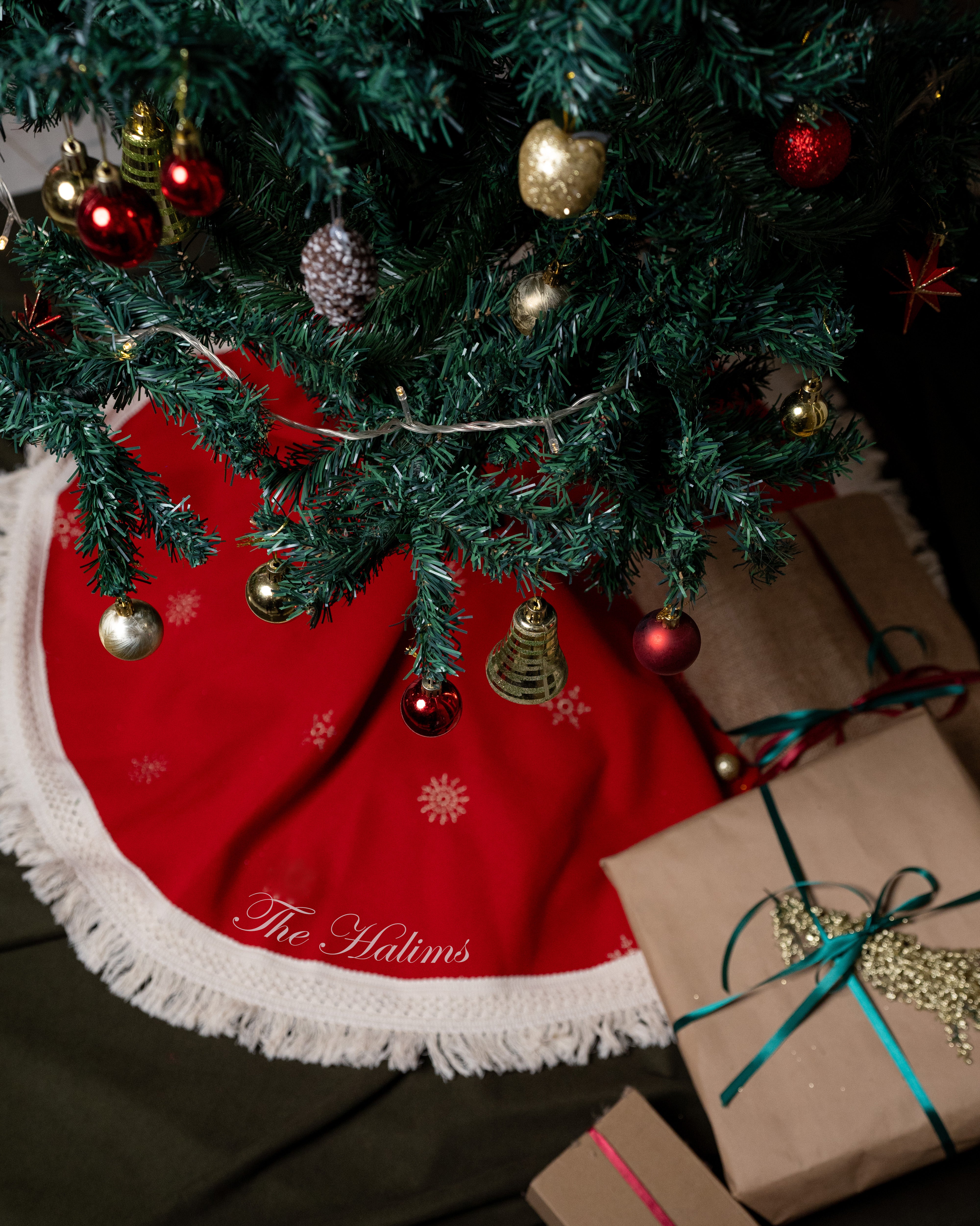 Boho Fringe Christmas Tree Skirt
