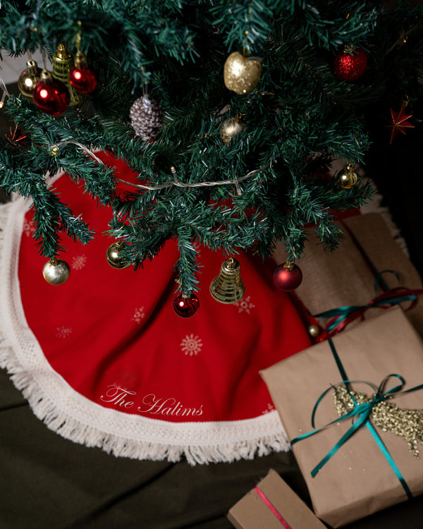Boho Fringe Christmas Tree Skirt