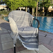 Navy Stripped Hammam Towel
