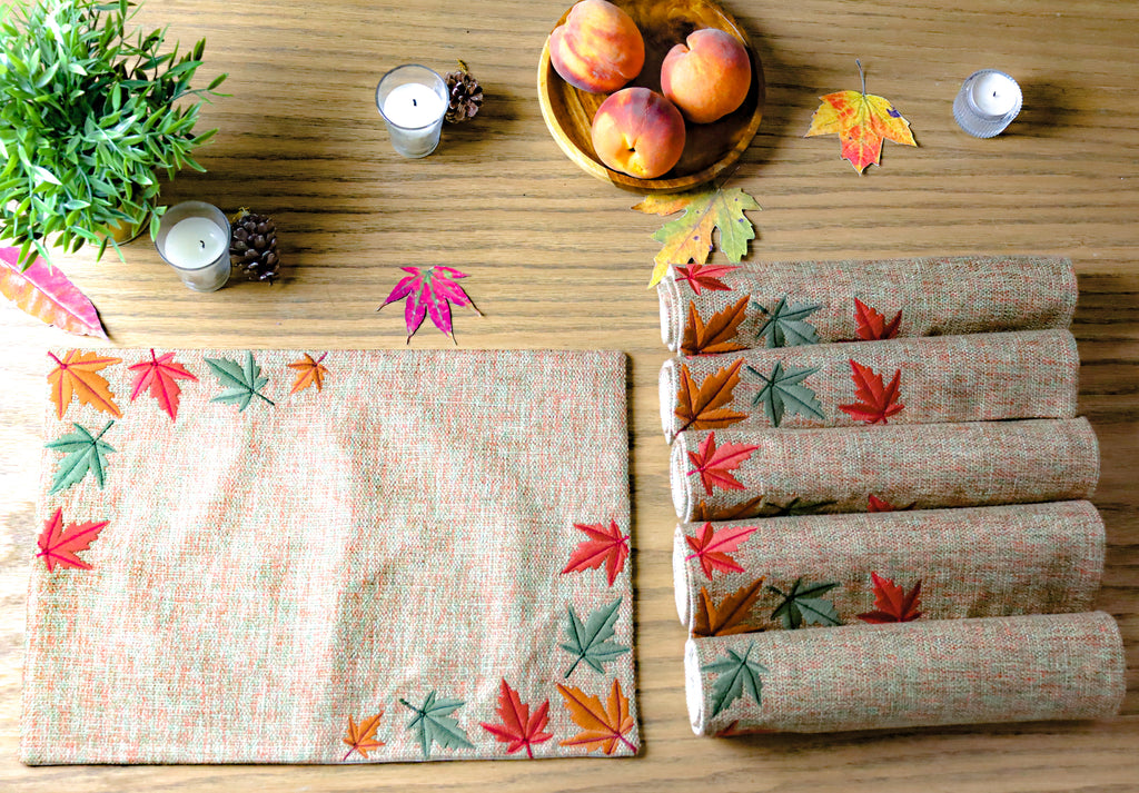 Maple Leaves Placemat Set
