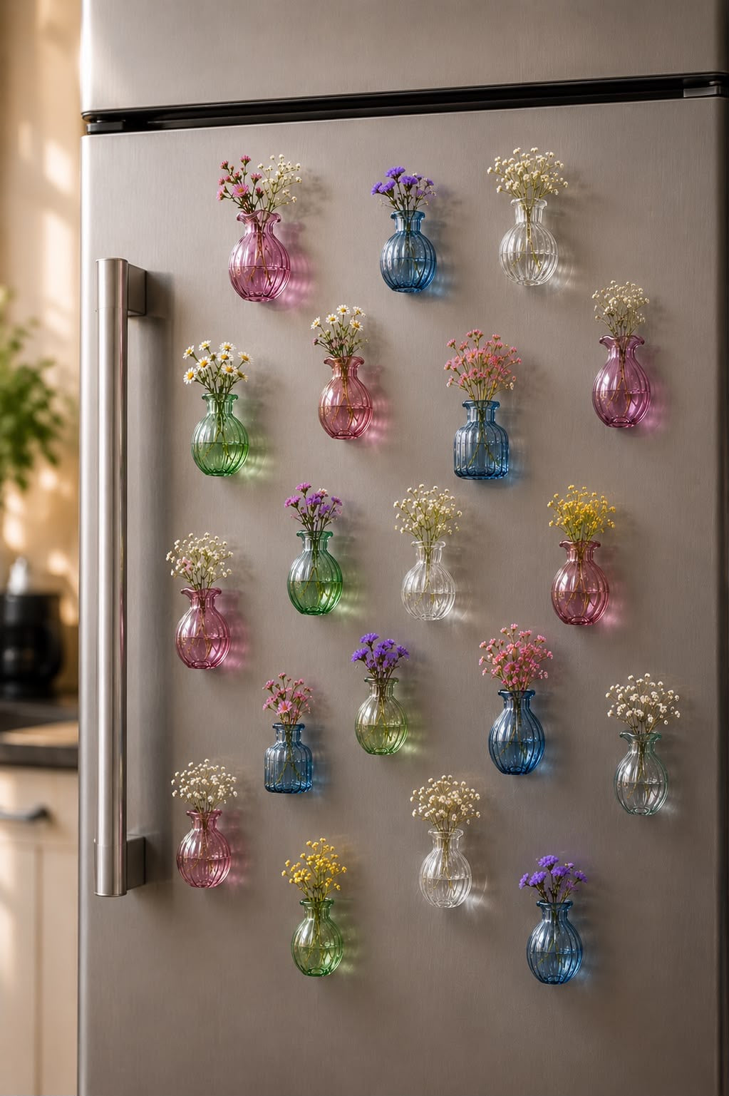 Fleur Glass Magnet