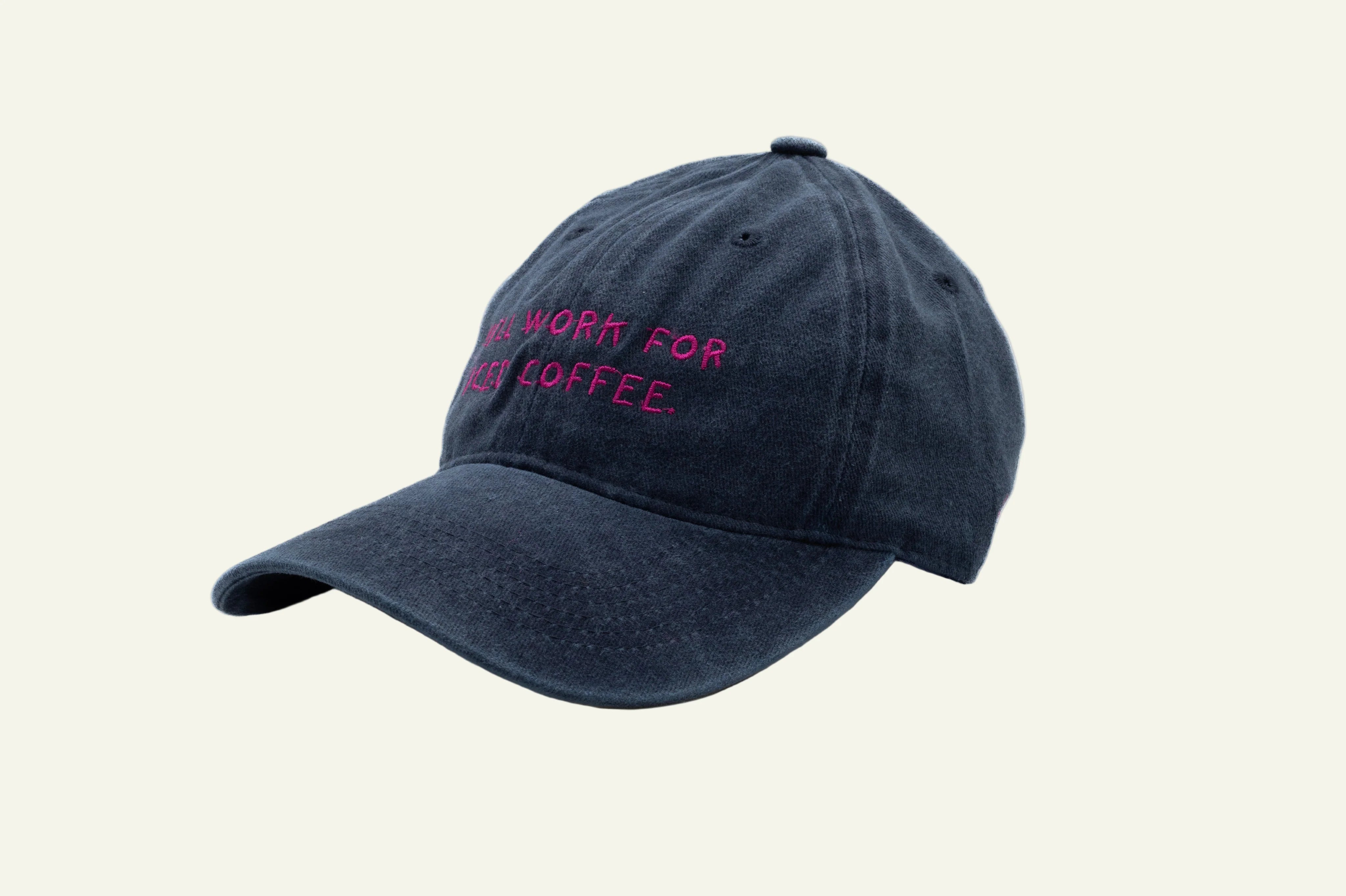 Will Work For Iced Coffee Cap