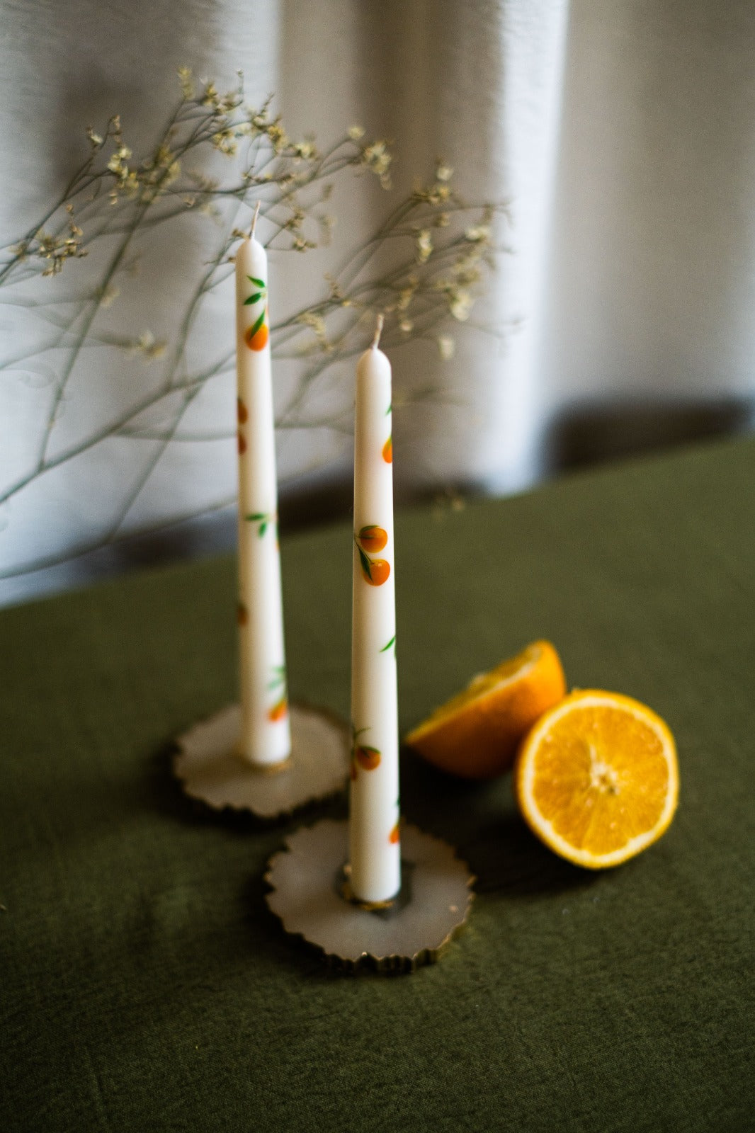The Citrus Taper Candle