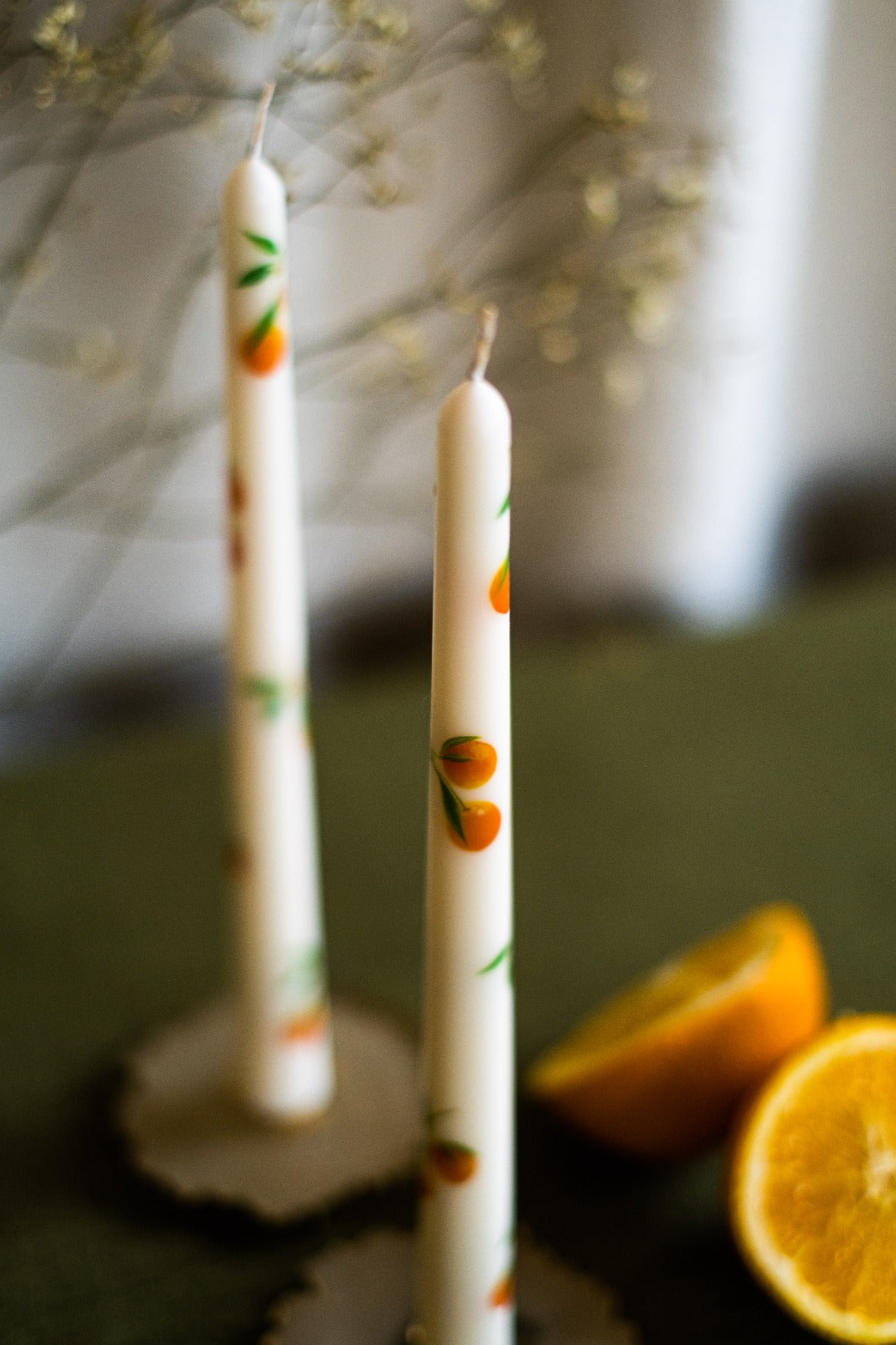 The Citrus Taper Candle