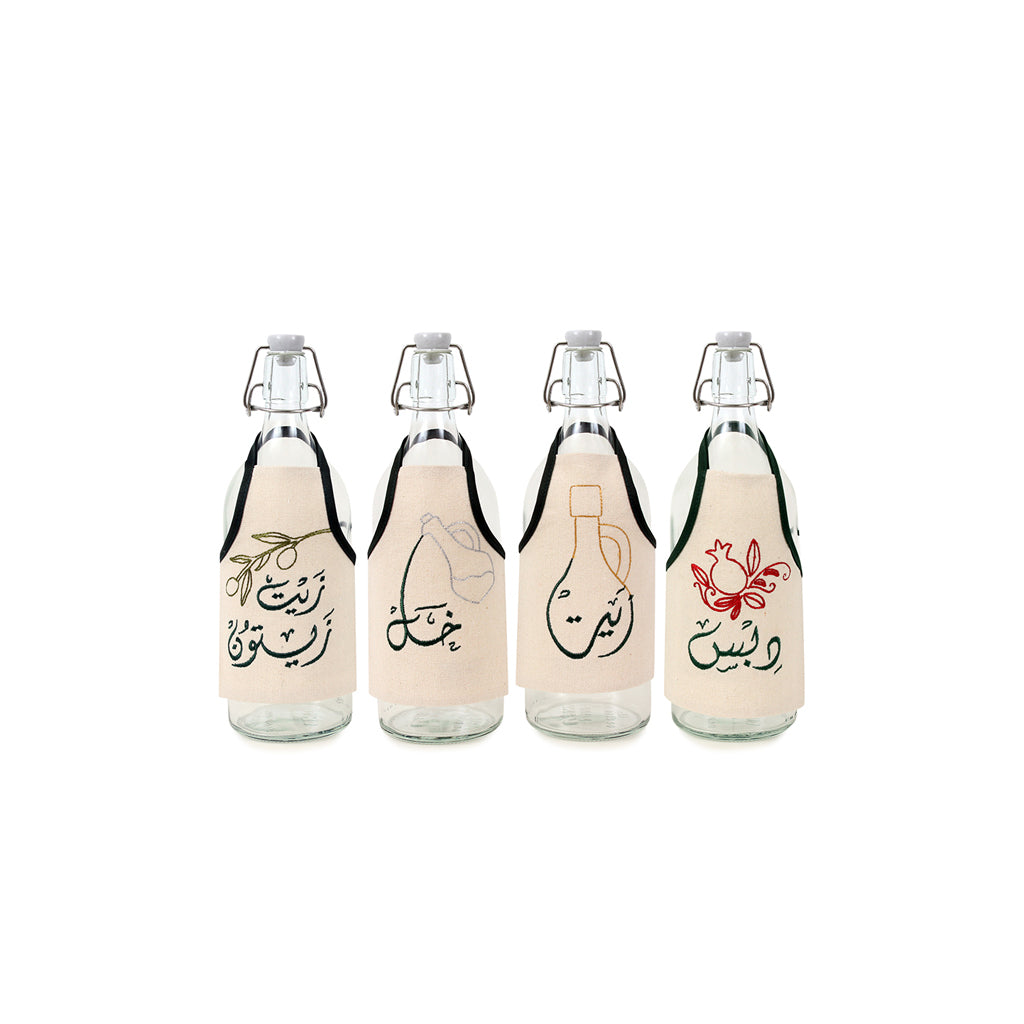 Staples Bottle Apron Set