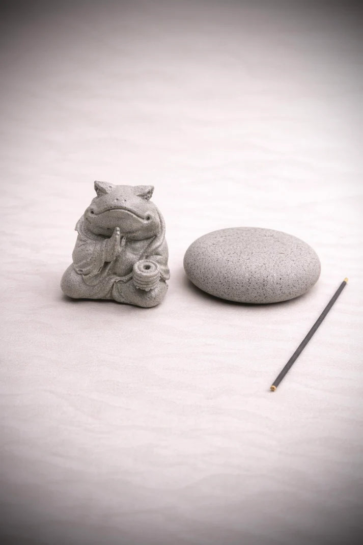 Zen Toad Incense Burner