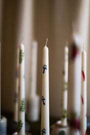 Ankh Taper Candle