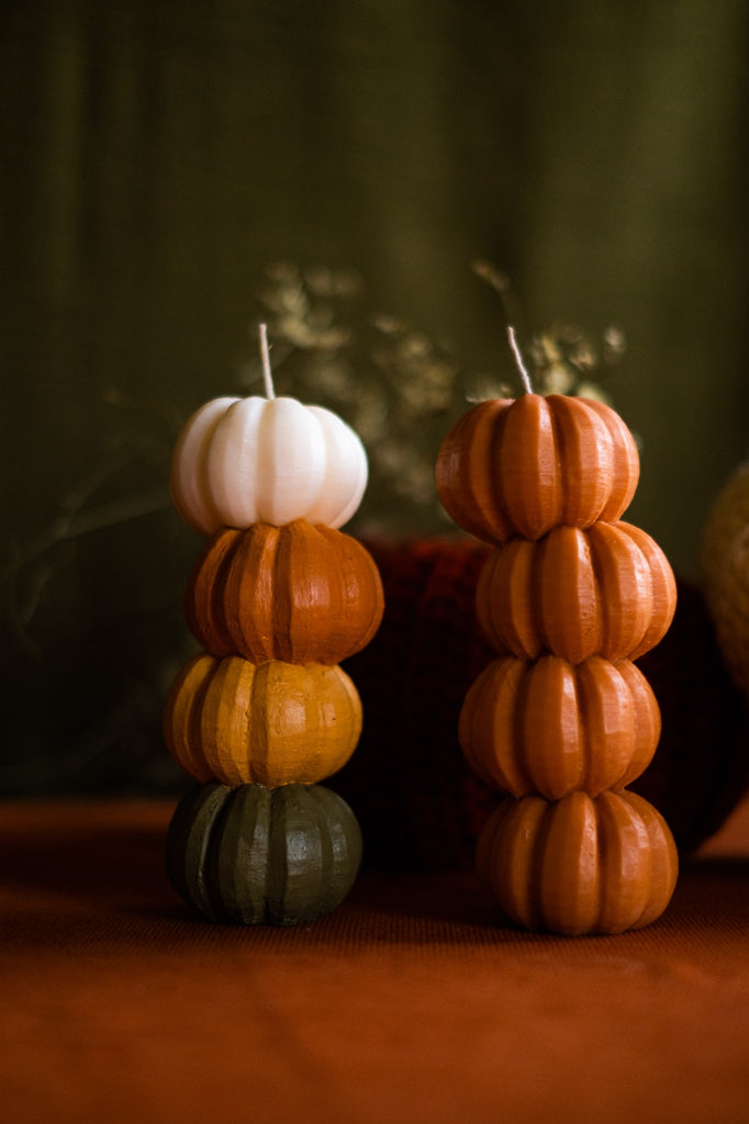 Spiced Pumpkin Stack Candle
