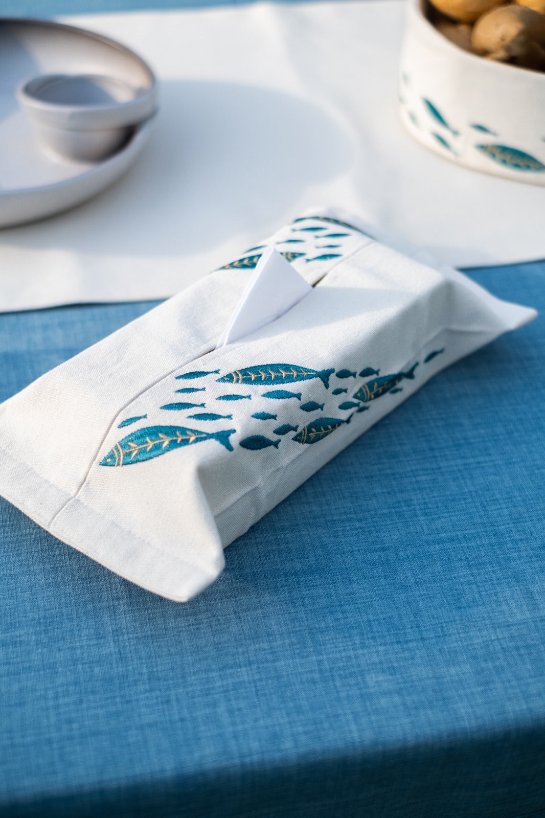Marine Melody Tissue Box Cover