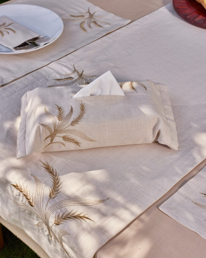 Golden Harvest Tissue Box Cover