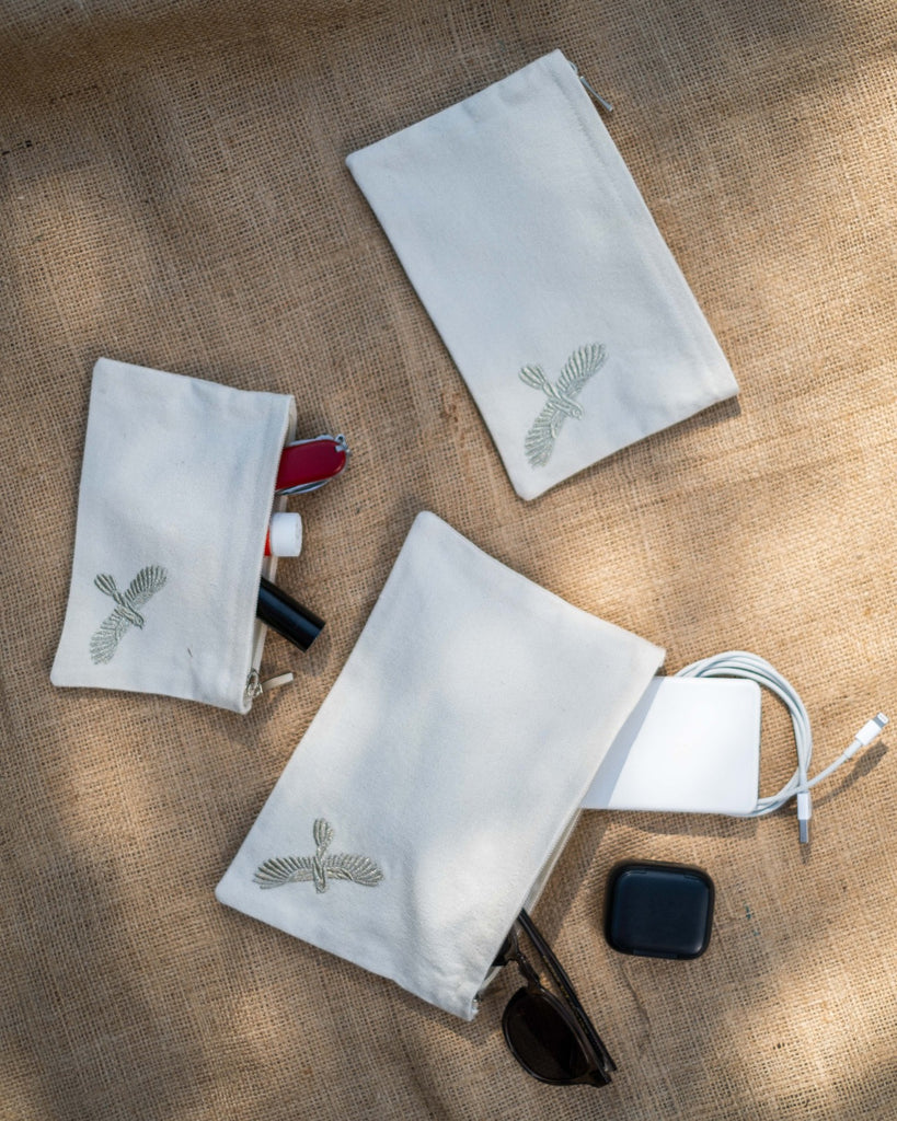 The Eagle Upcycled Pouch