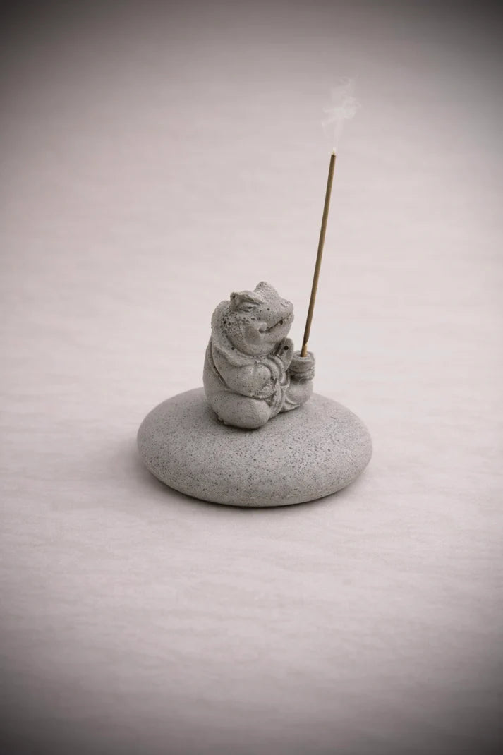 Zen Toad Incense Burner
