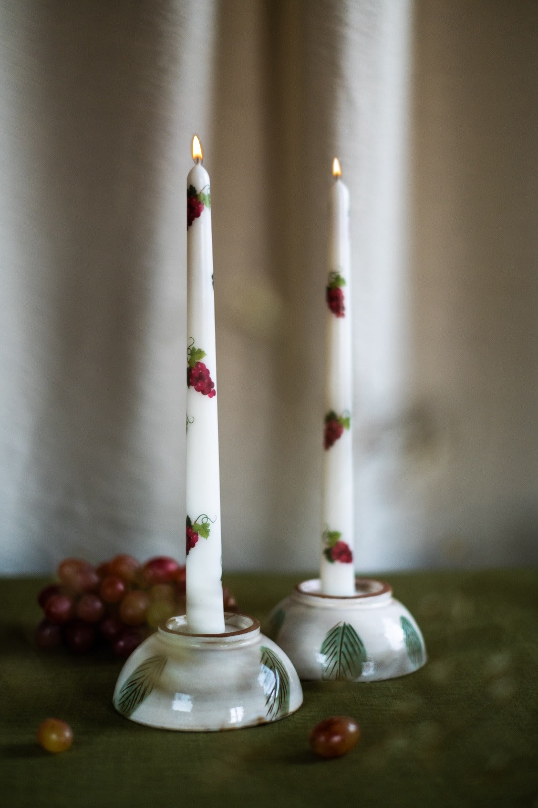 Grapevine Taper Candle