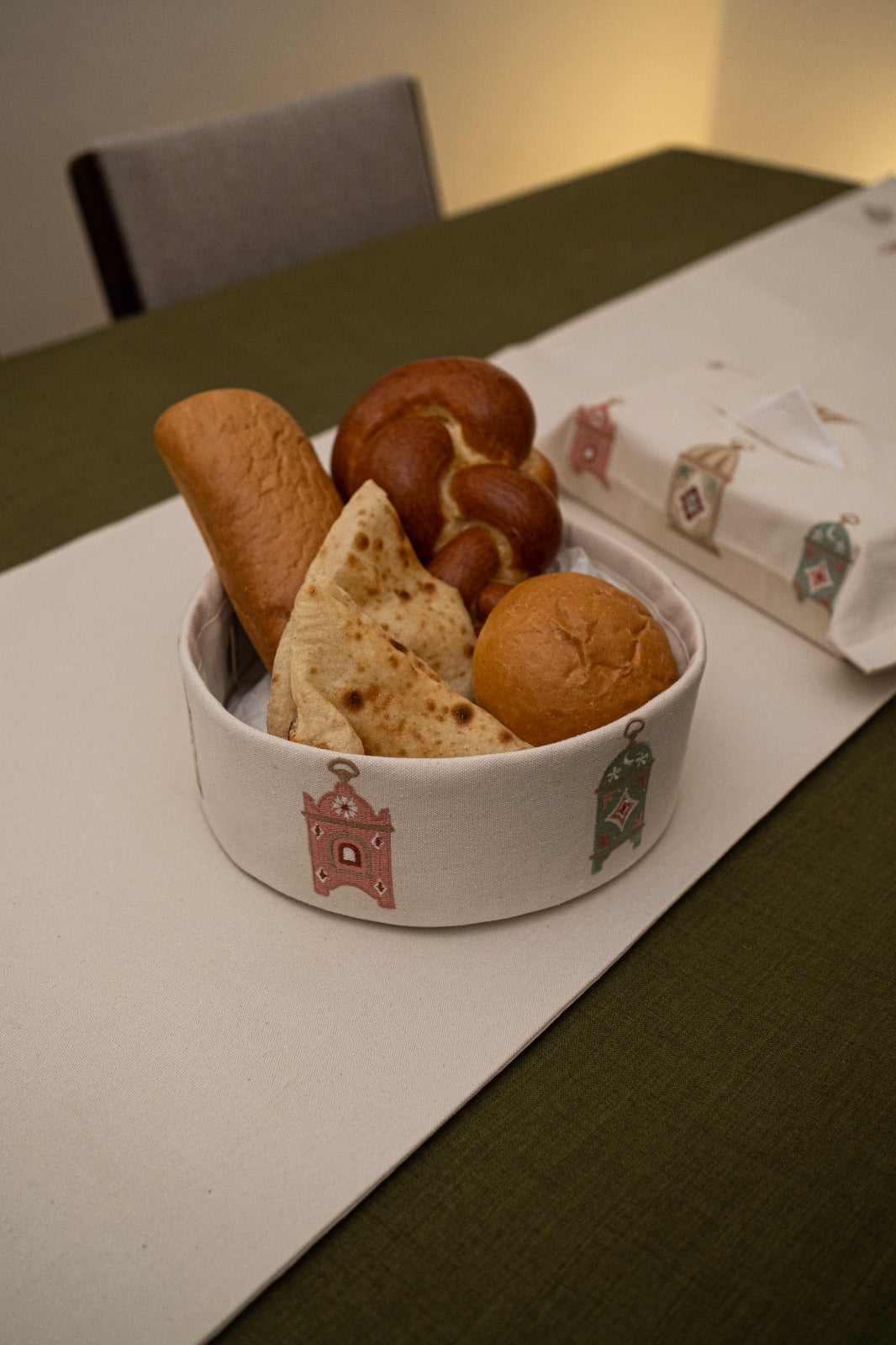 Pastel Lantern Breadbasket