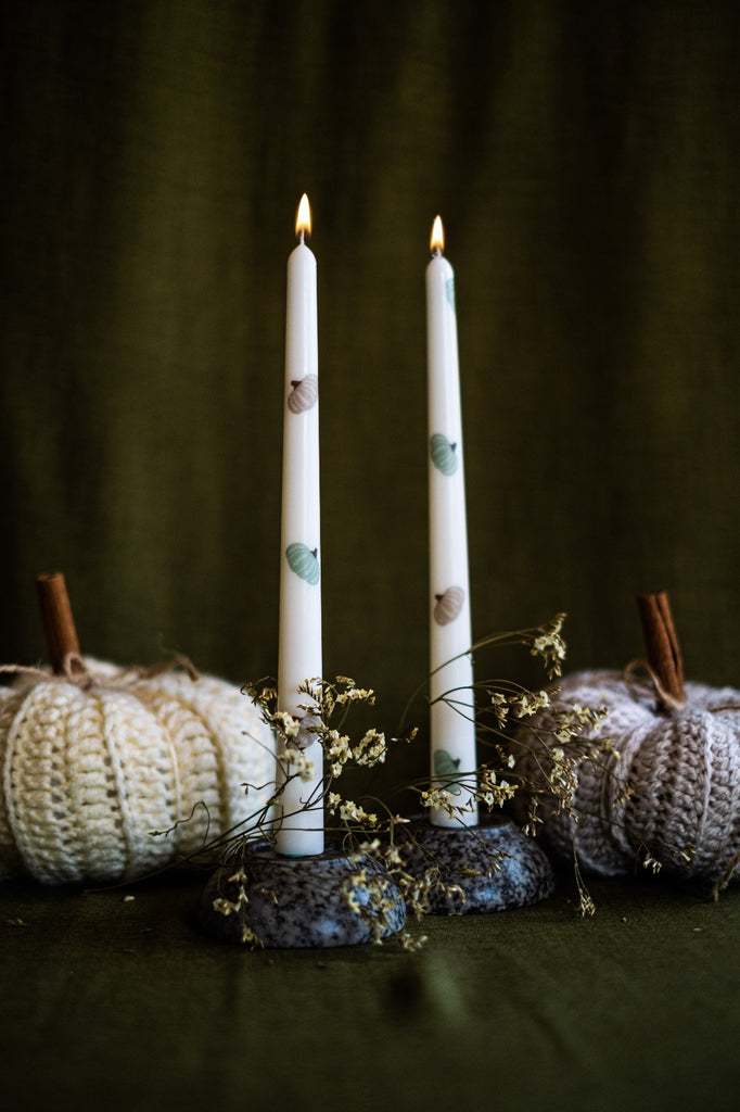 Pumpkin Patch Taper Candle