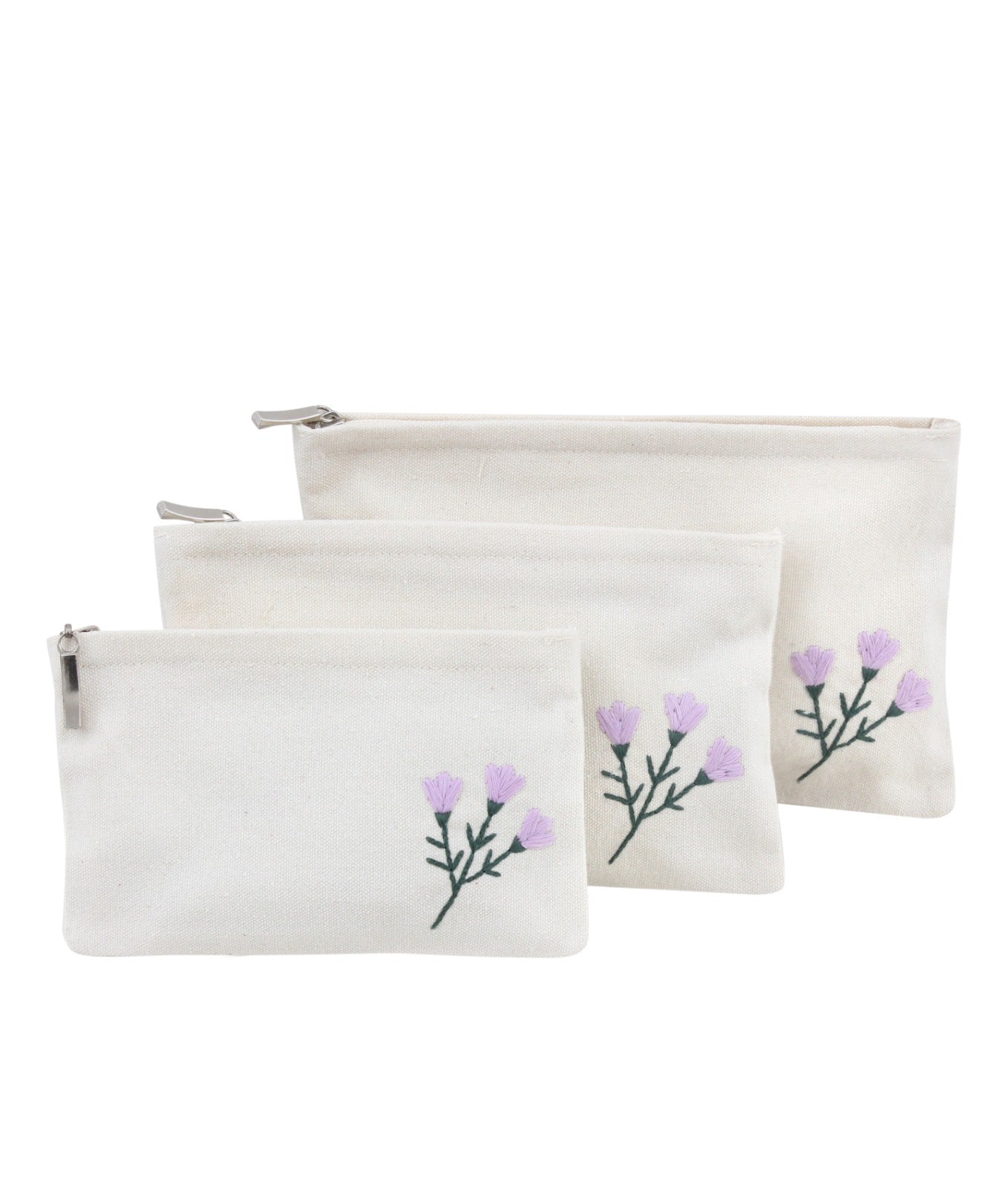 Lavender Upcycled Pouch