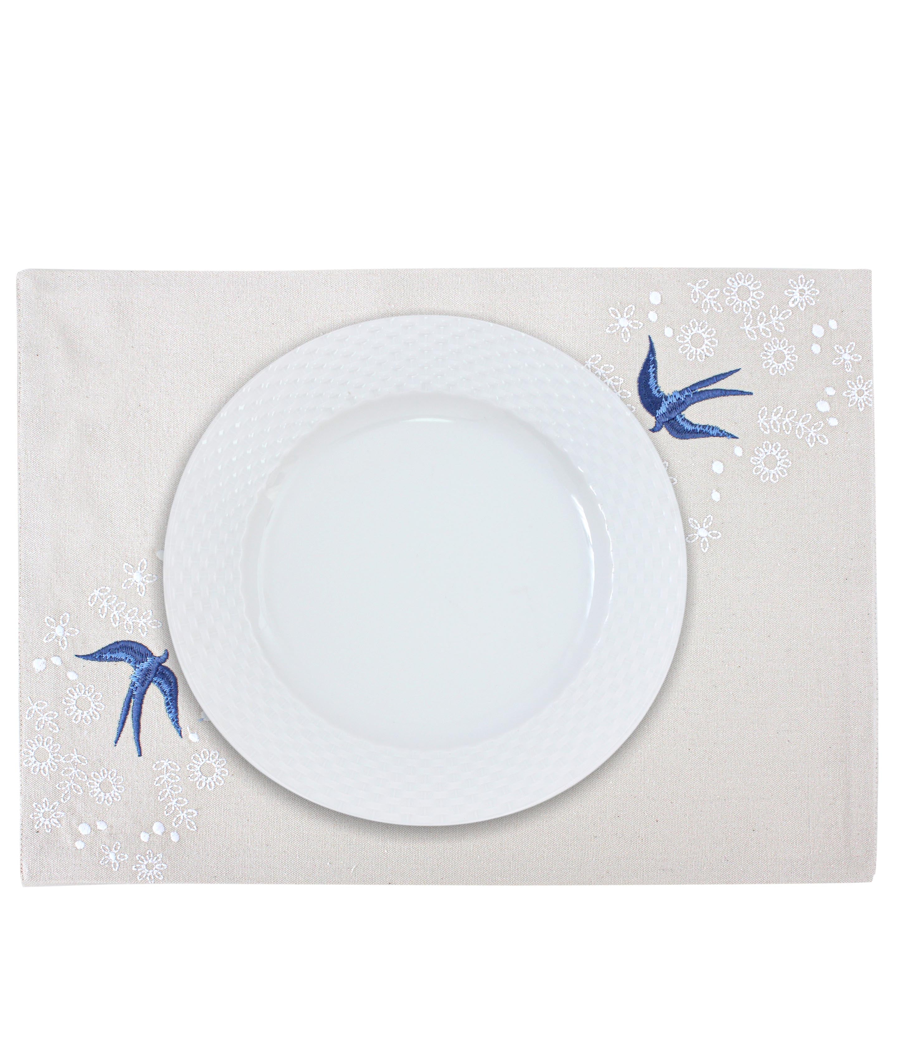 Birds & Flowers Placemats Set