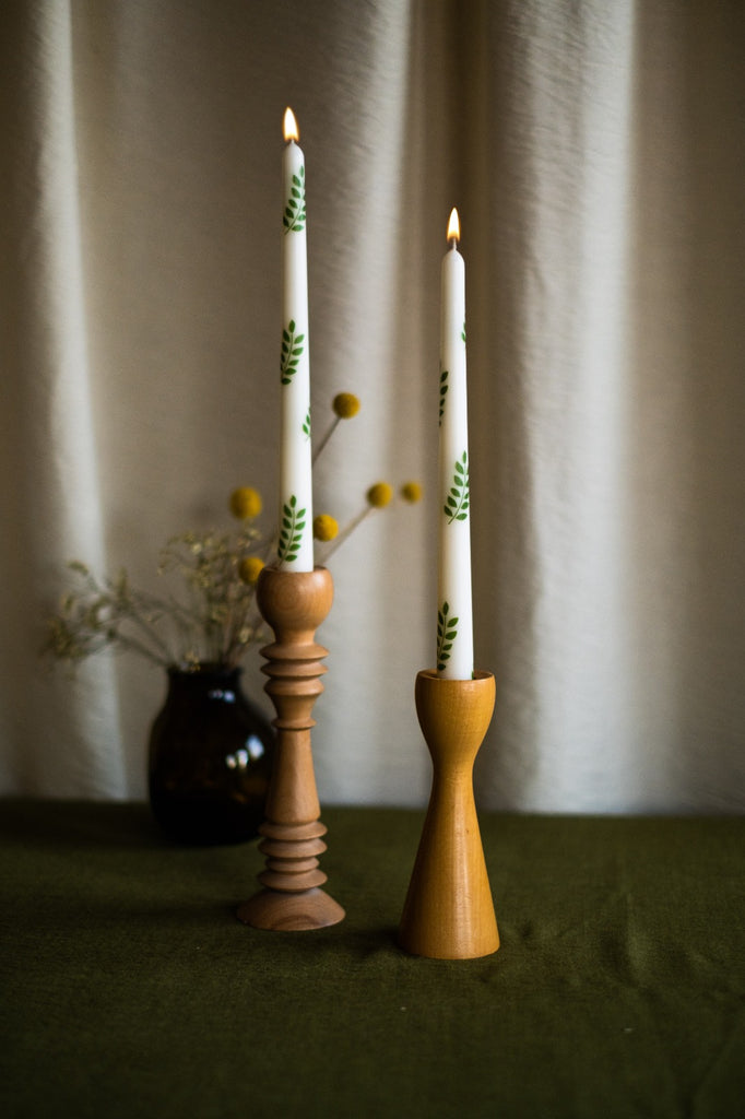 The Foliage Taper Candle