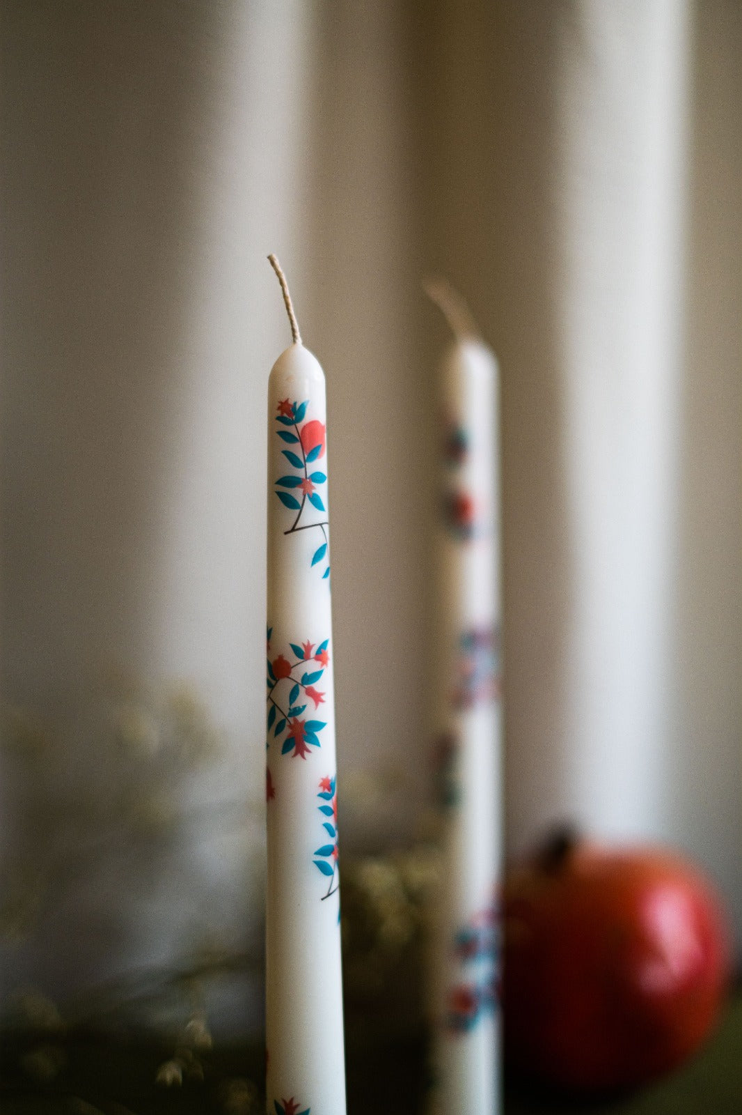 Pomegranate Field Taper Candle