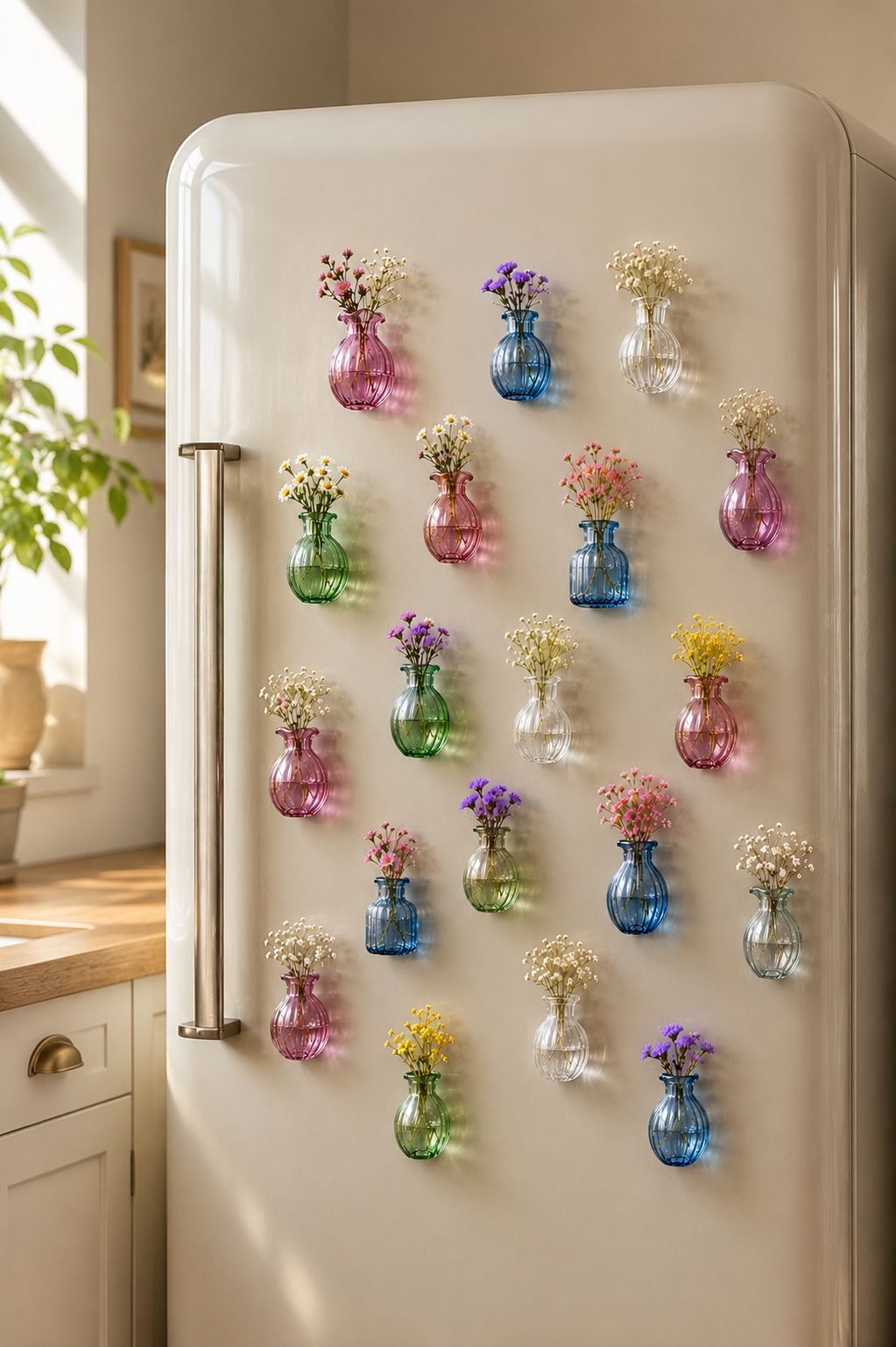 Fleur Glass Magnet