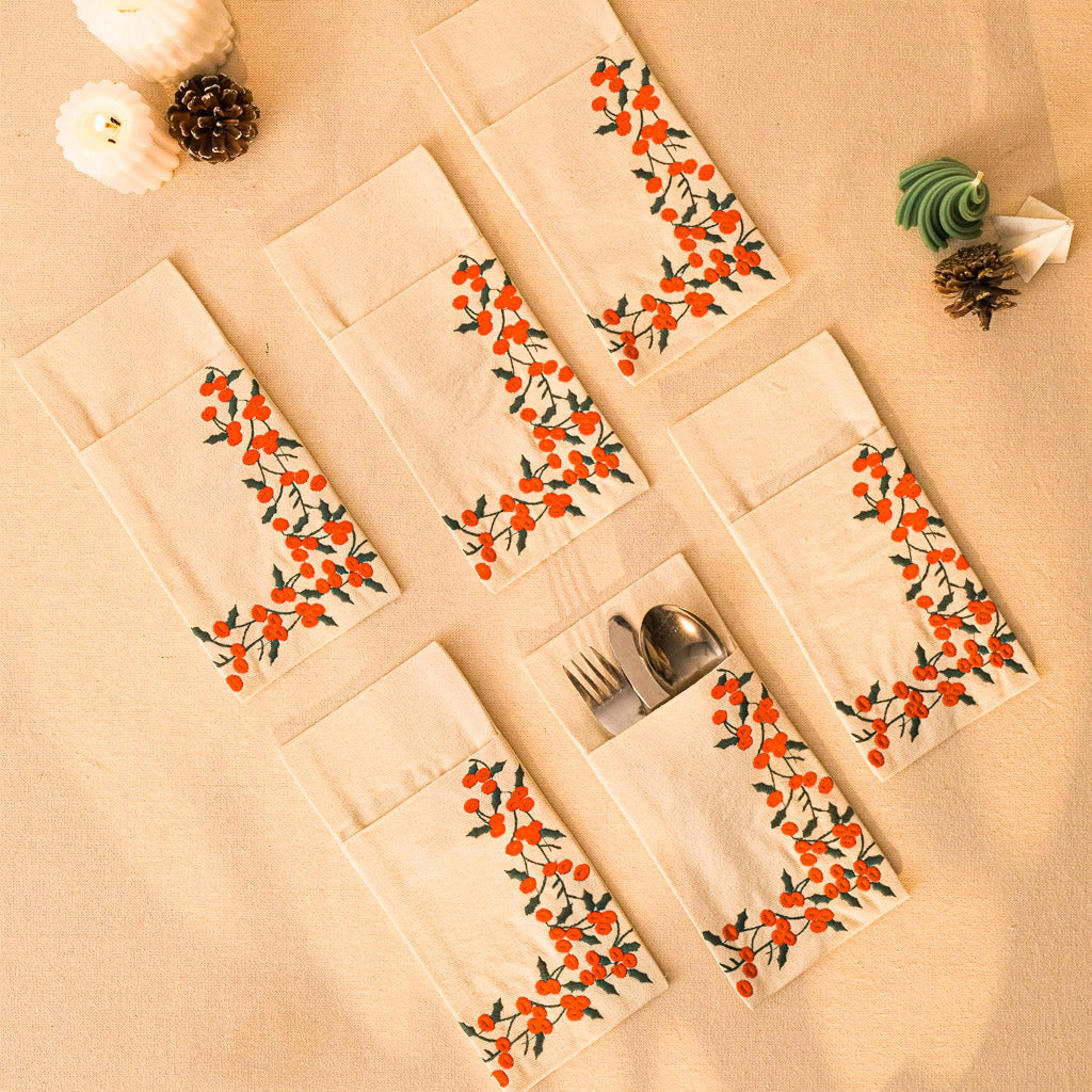 Berry Bliss Cutlery Holder Set