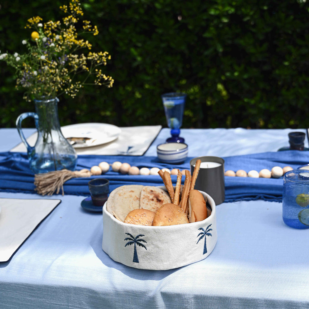 Blue Palm Breadbasket