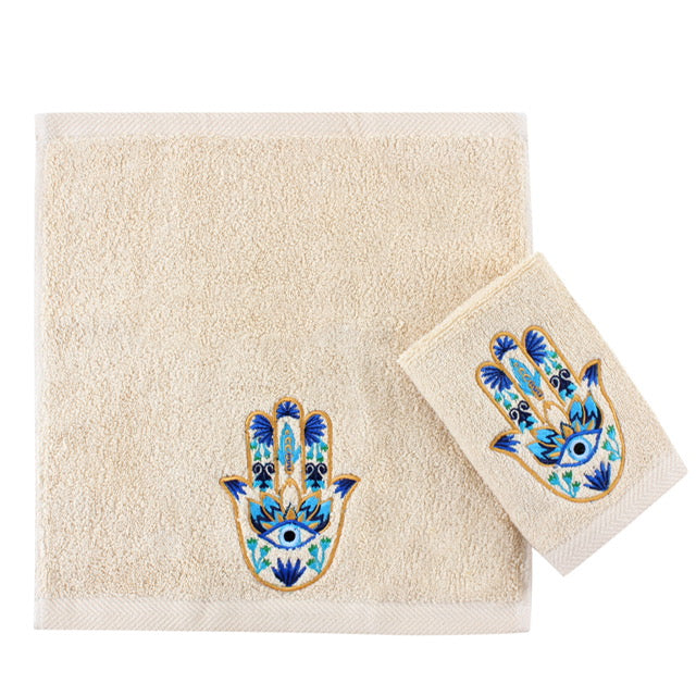 Hamsa Kaff Guest Towel Set