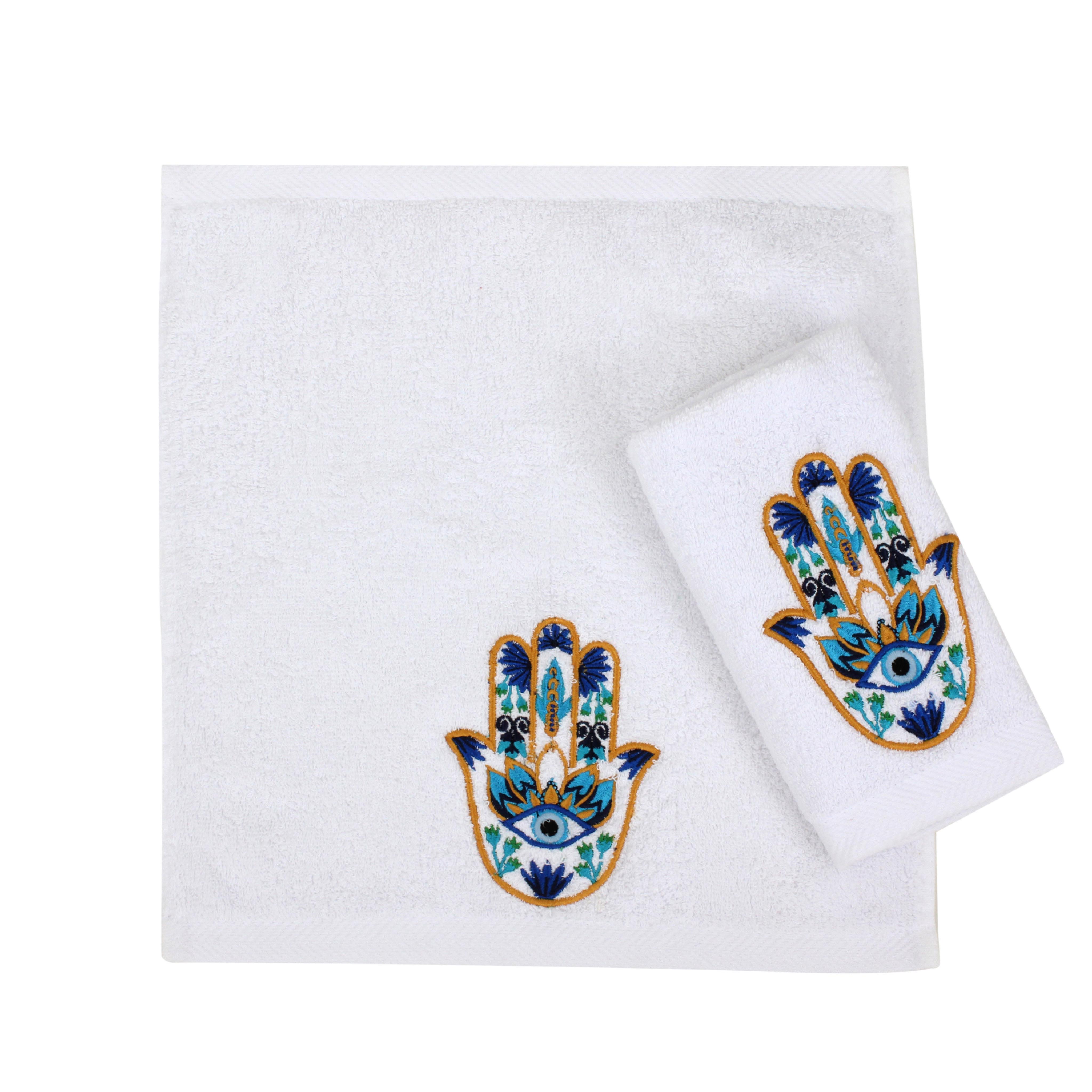 Hamsa Kaff Guest Towel Set