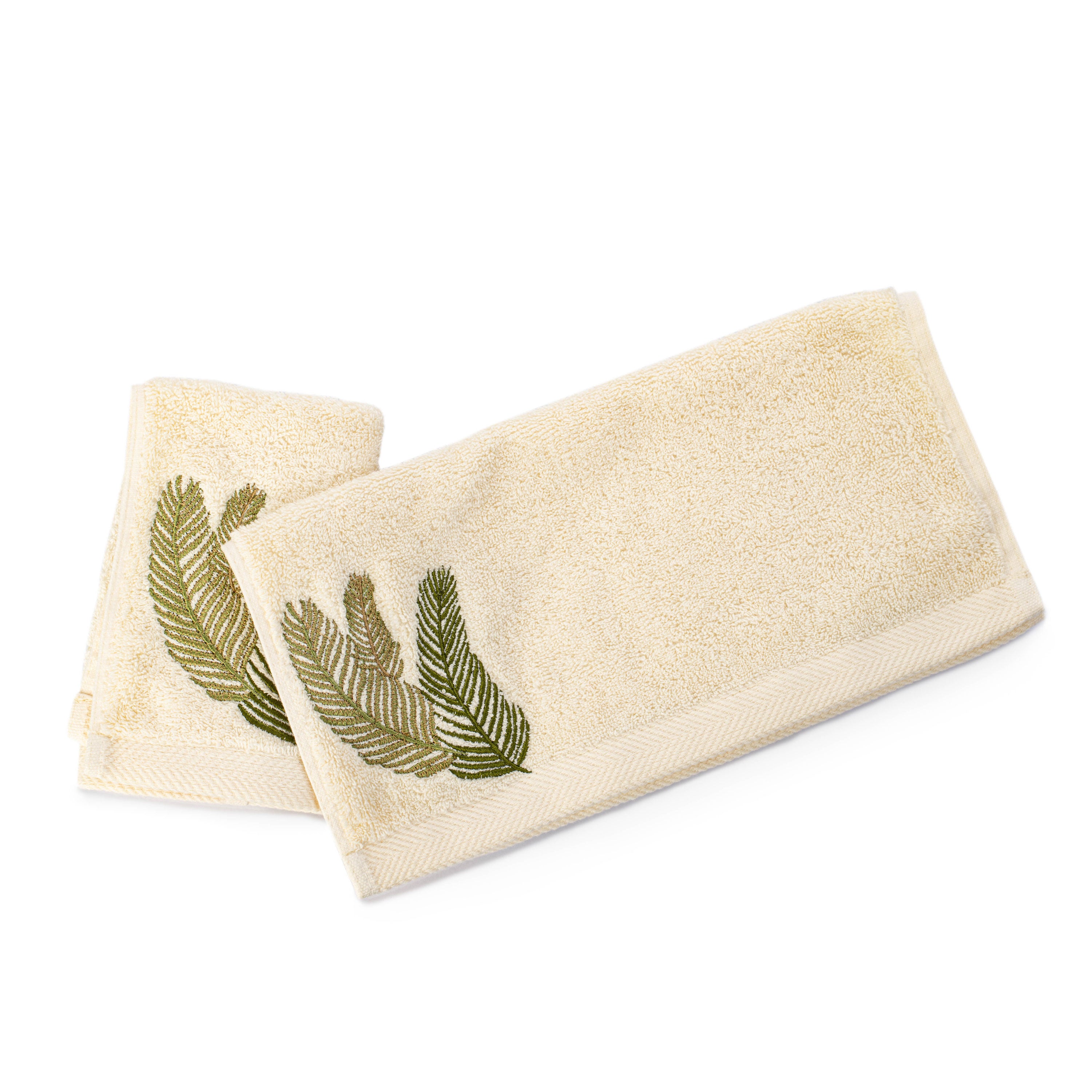 Palm Leaves Guest Towel Set