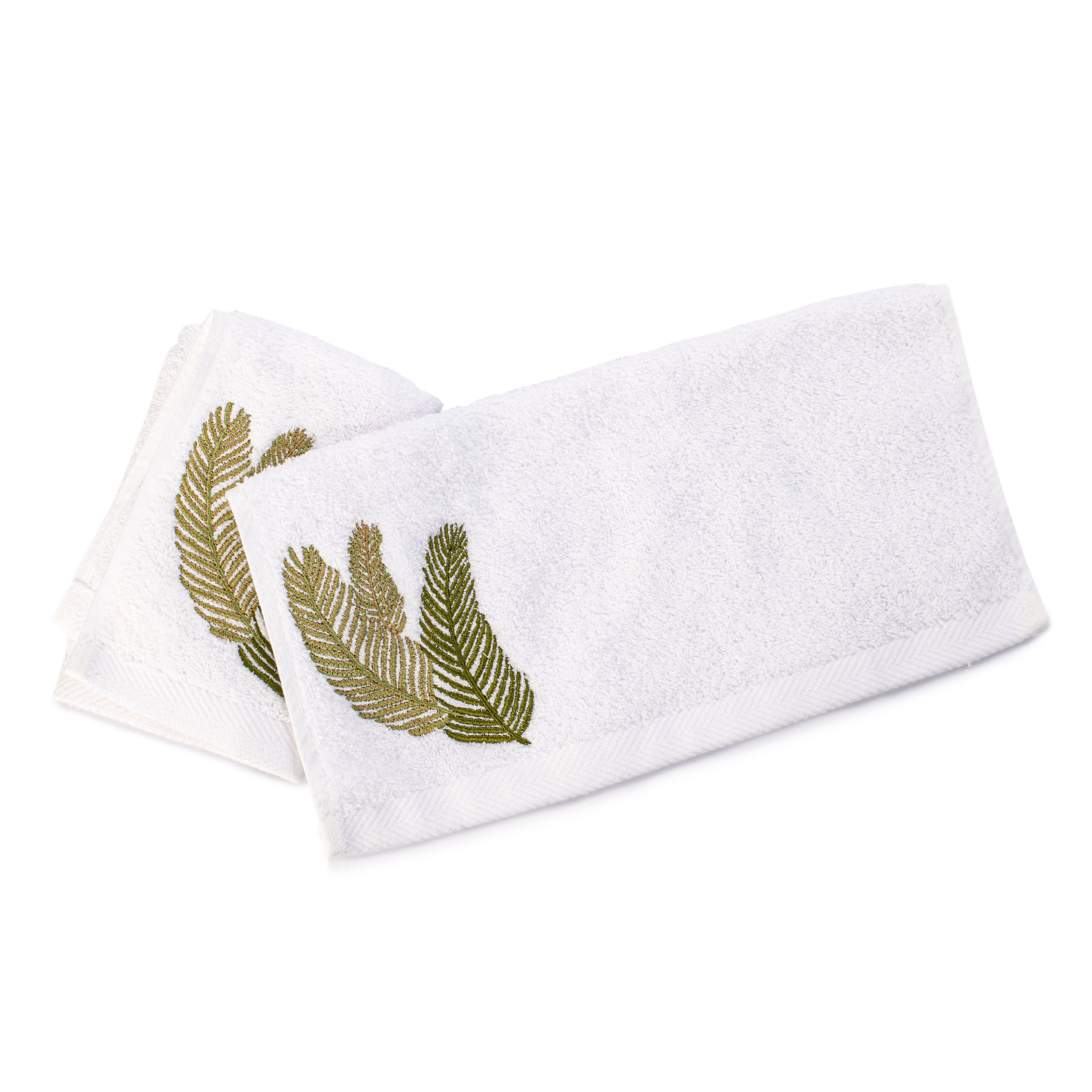 Palm Leaves Guest Towel Set