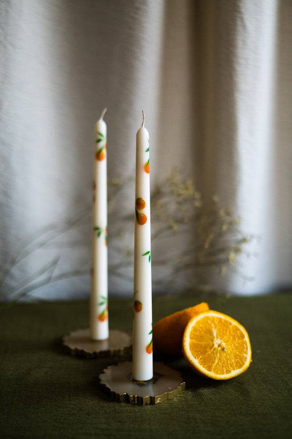 The Citrus Taper Candle