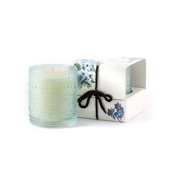 Tiffany Blue Pearl Candle