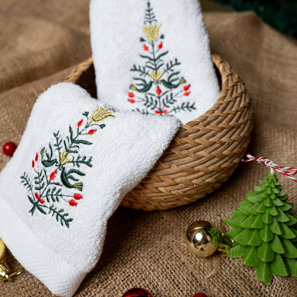 Peaceful Christmas  Guest Towels Set