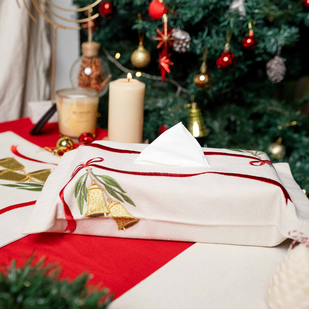 Jingle Bells Tissue Box Cover