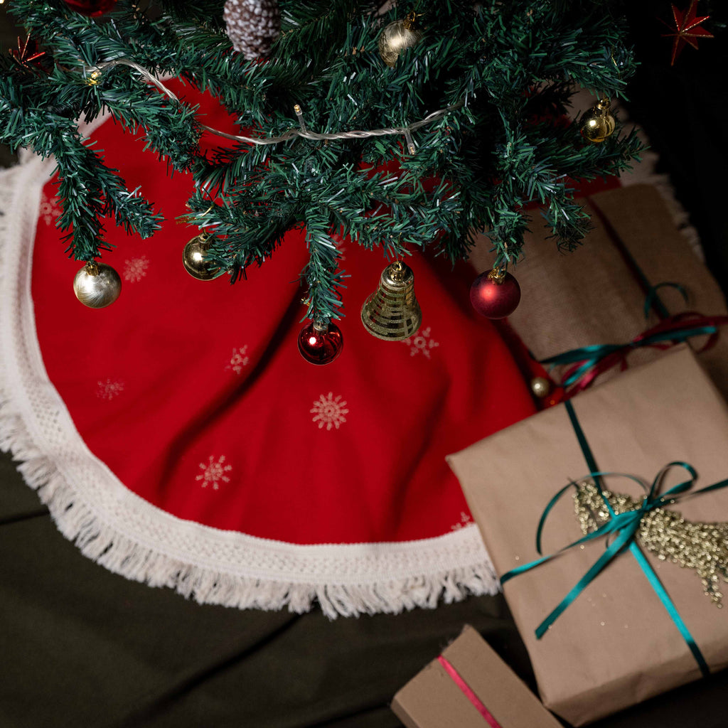 Boho Fringe Christmas Tree Skirt