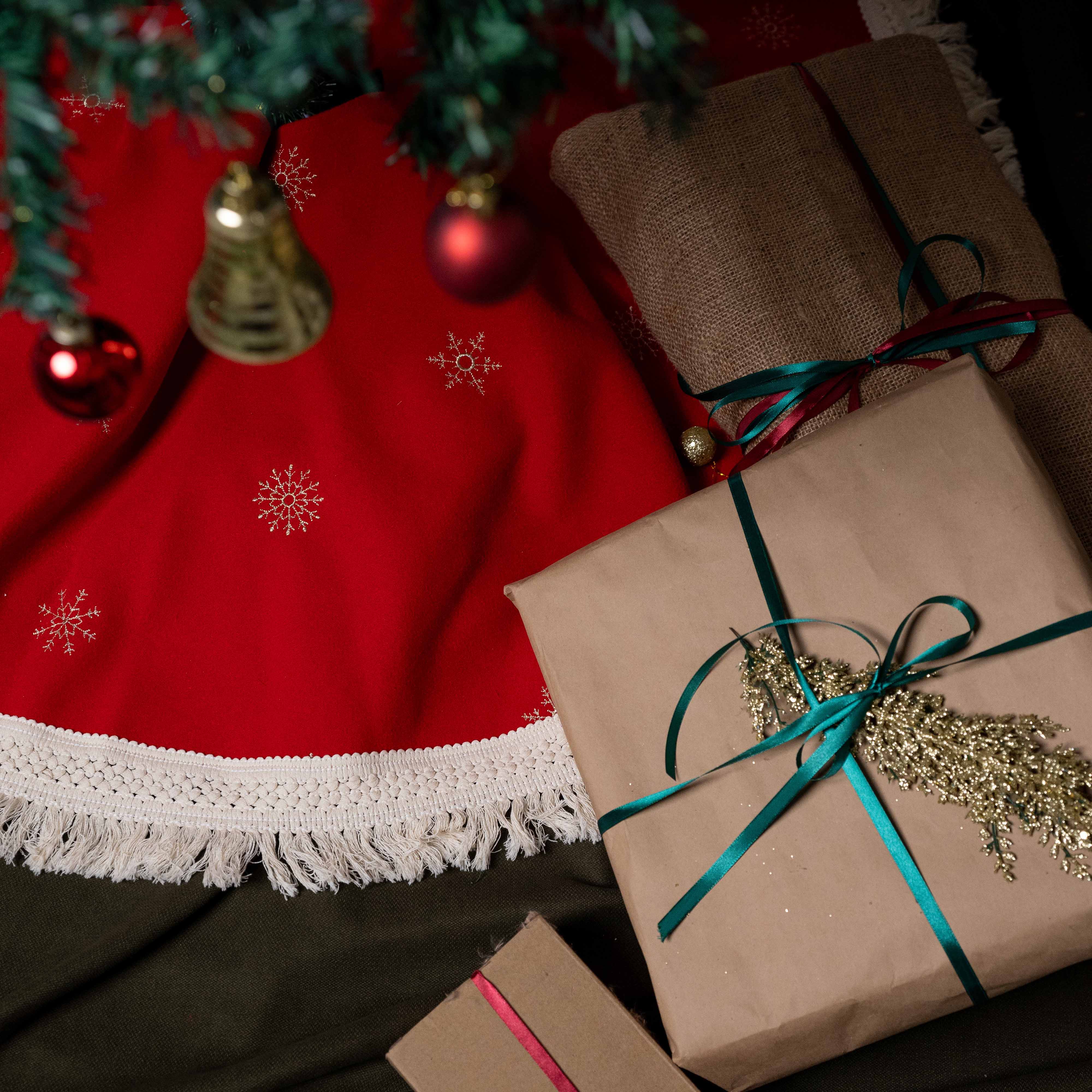 Boho Fringe Christmas Tree Skirt