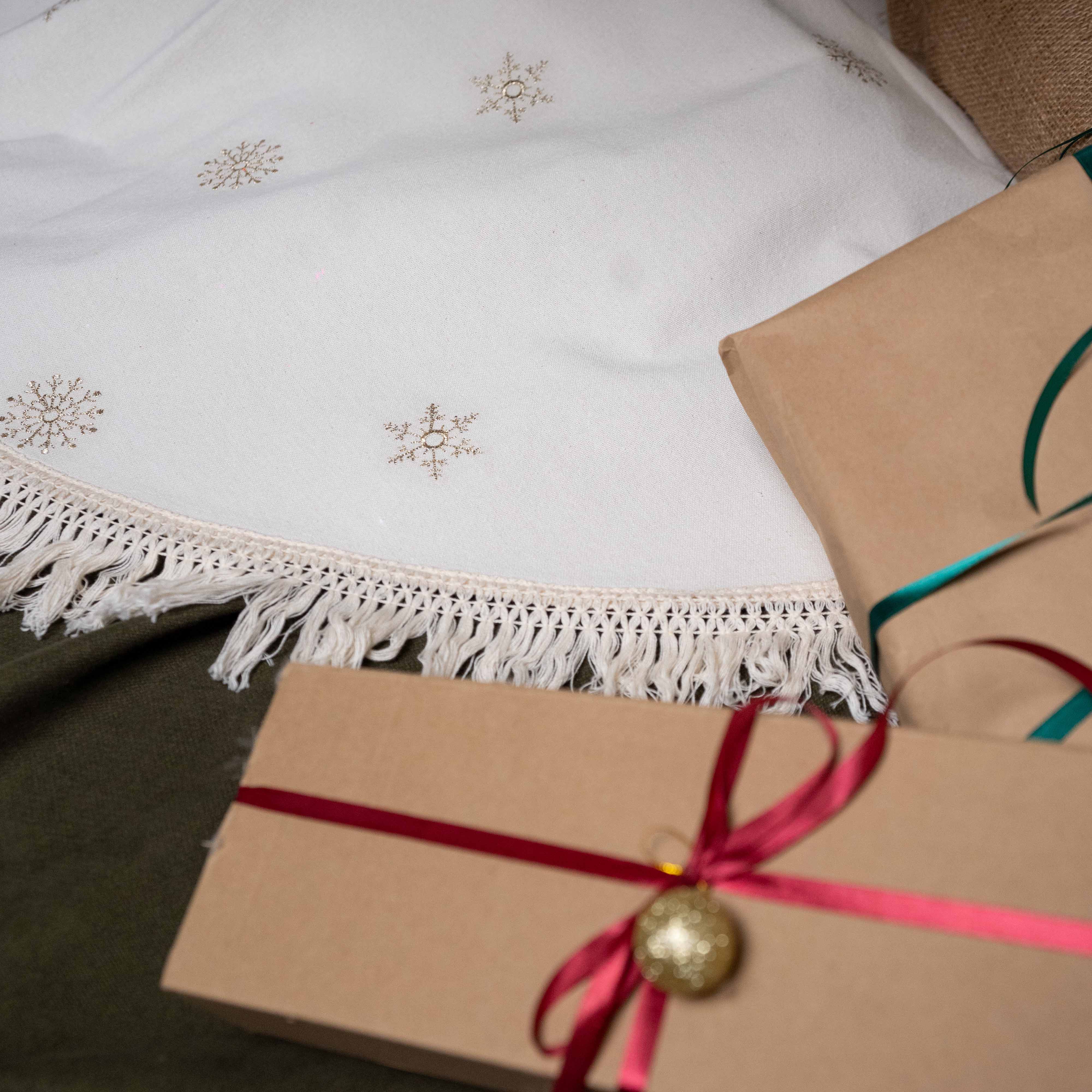 Boho Fringe Christmas Tree Skirt